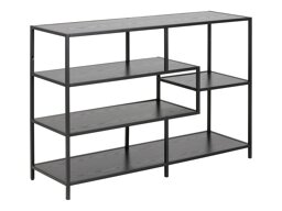 Етажерка Norsica Sevferi 102 (Черна пепел + Черен)