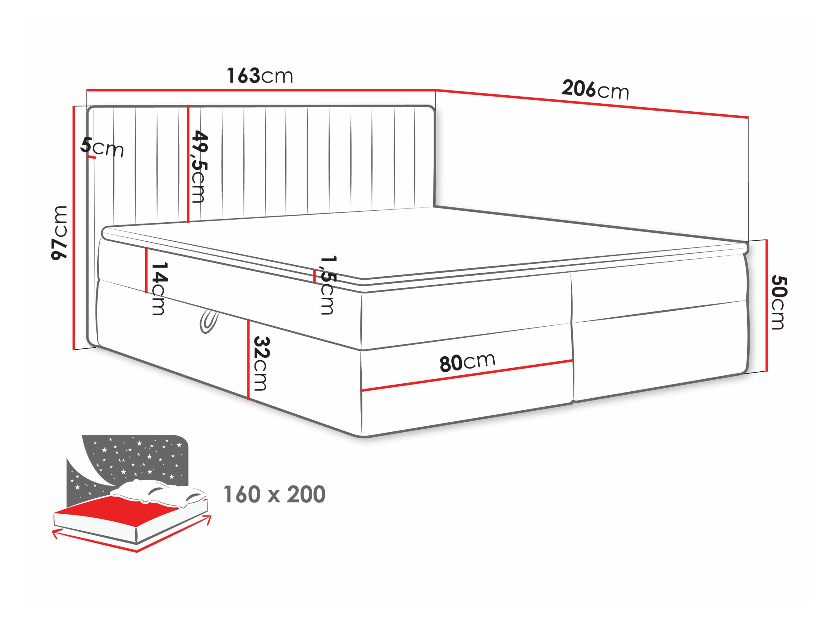 Континентално легло Comfivo Apis I (Manila 02)