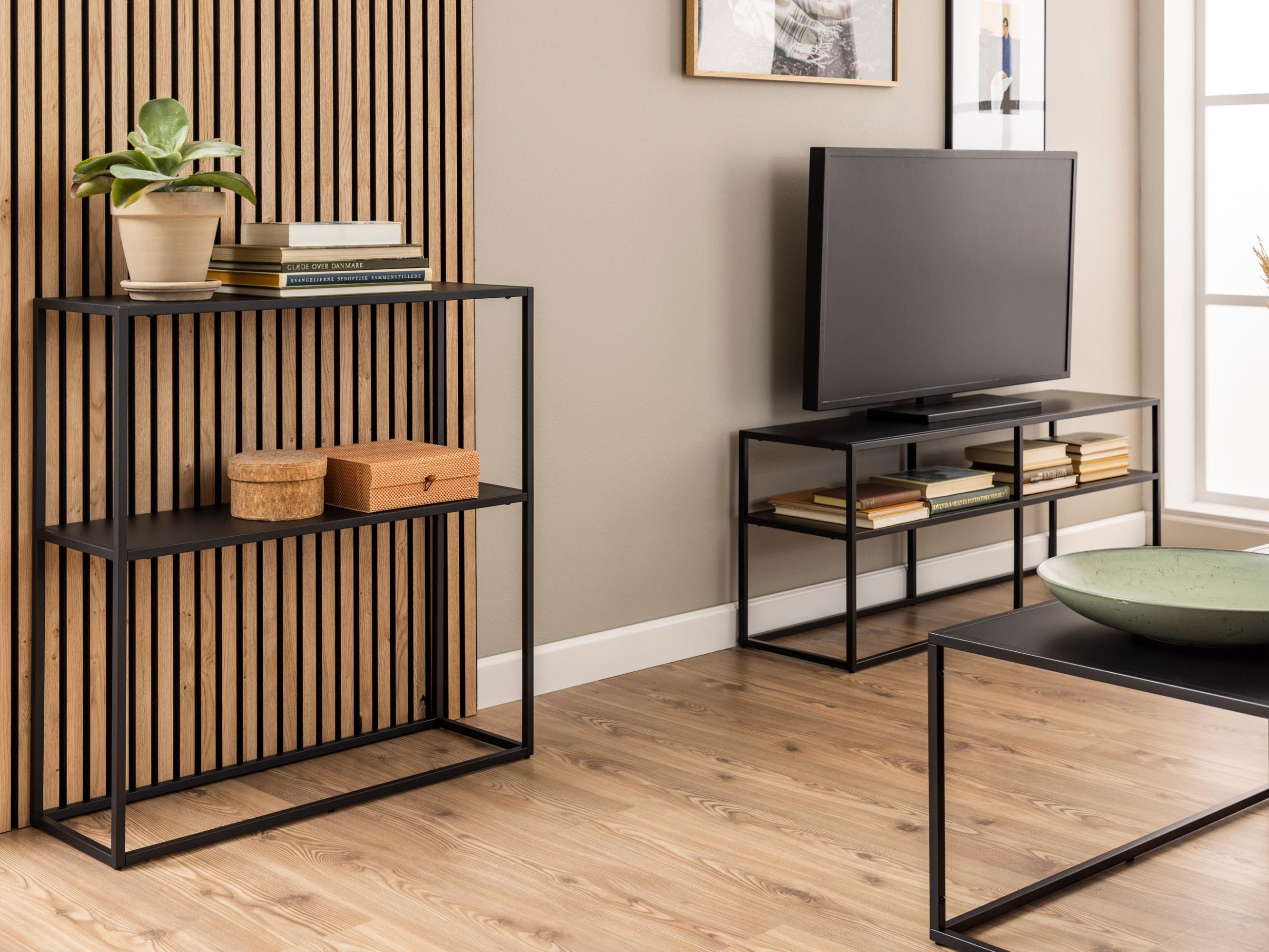 ТВ шкаф Norsica Camsoni 103 (Черен)