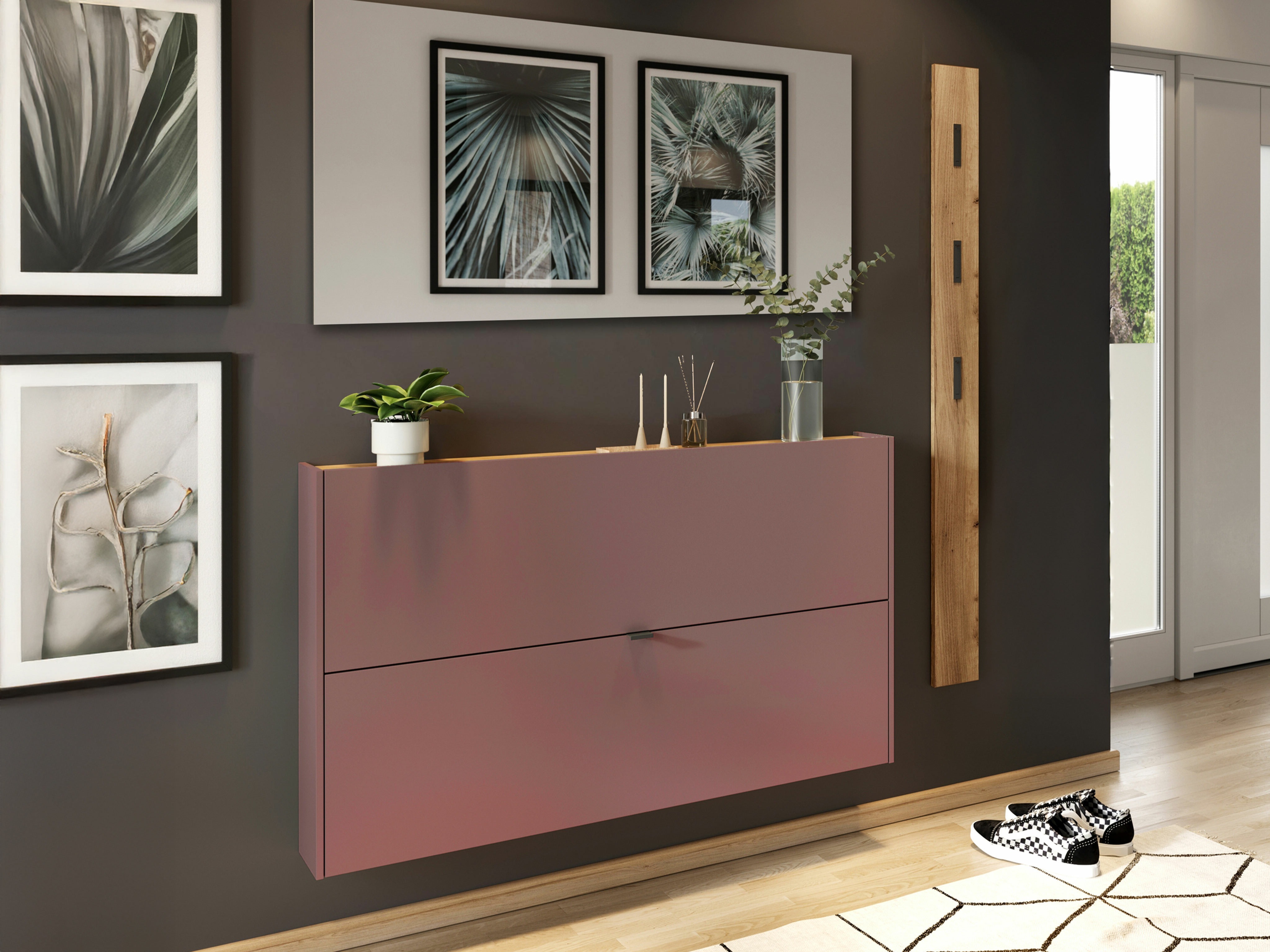 Комплект за антре Cirsale 109 (Пепел от рози + Navarra дъб)