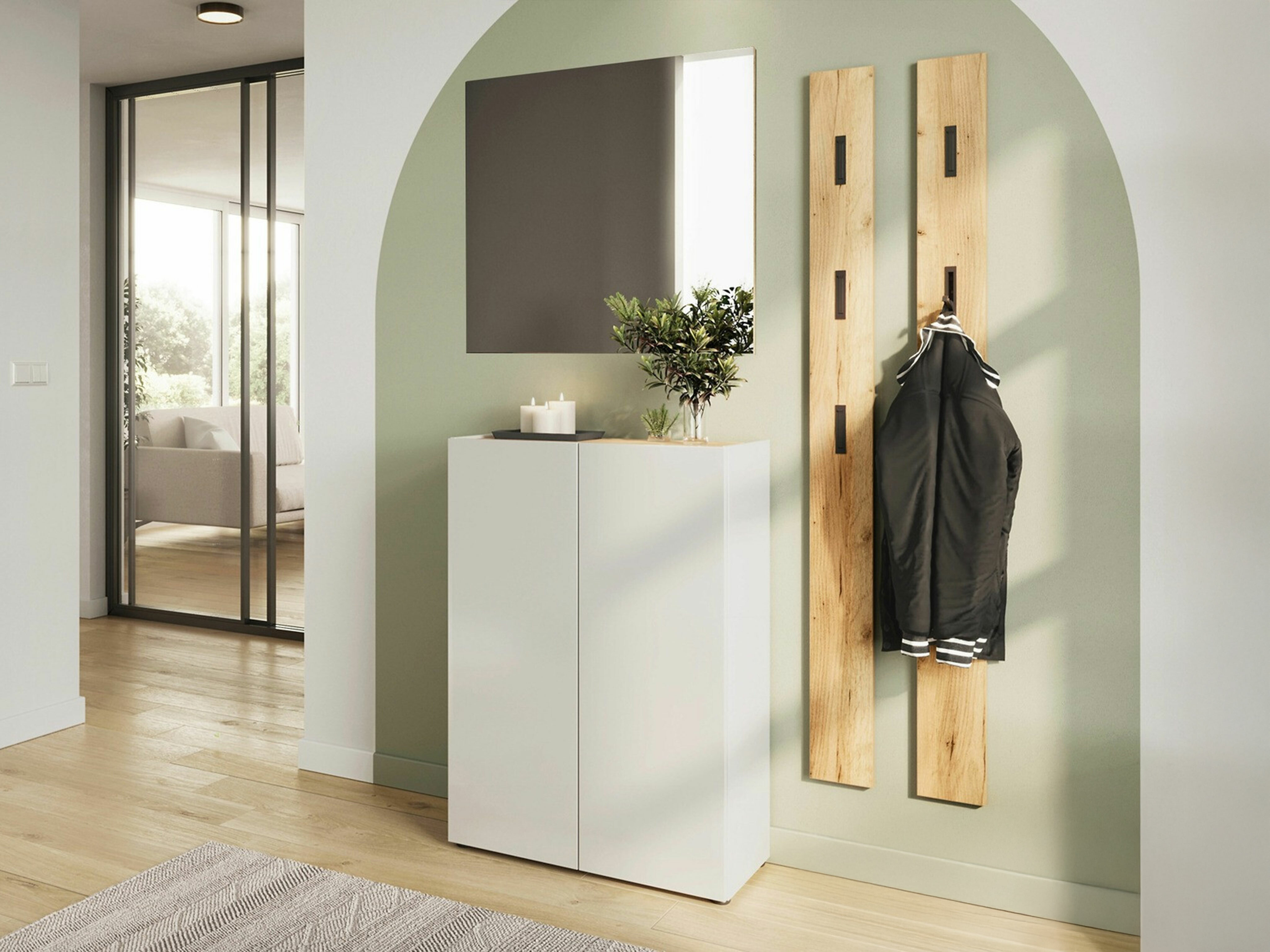 Комплект за антре Lircamu 102 (Бял)