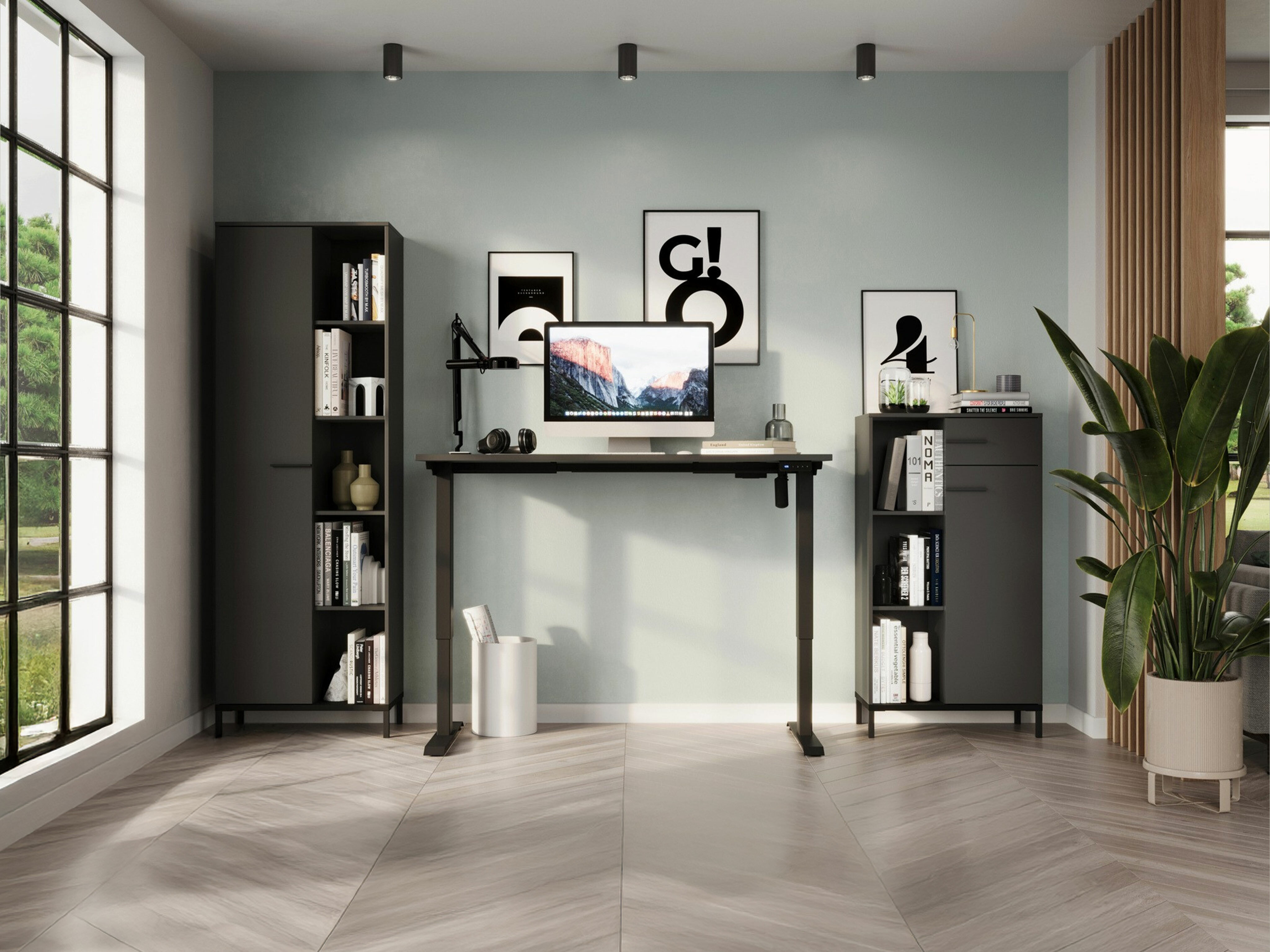 Комплект за домашен офис Solaro 105 (Графит)