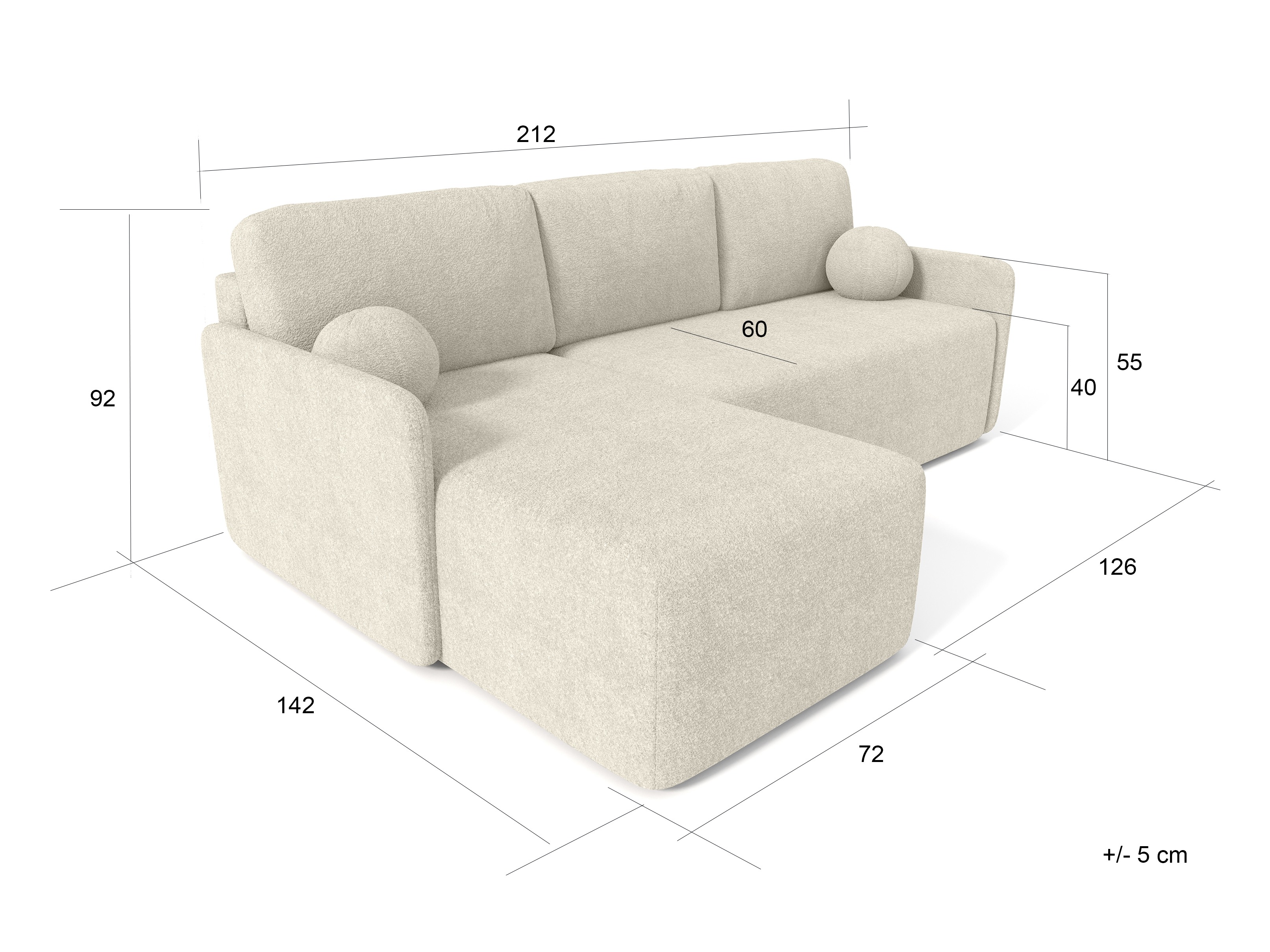 Ъглов диван Greensboro 106
