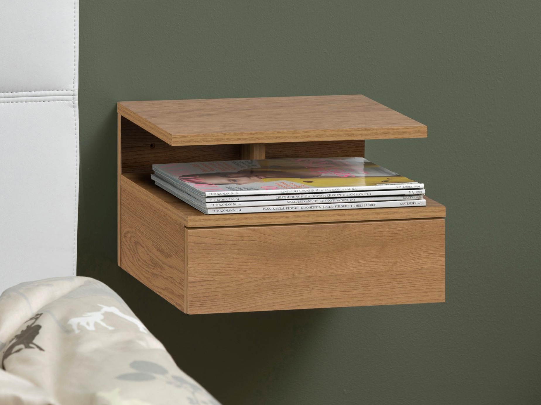 Нощно шкафче Norsica 970 (Див дъб)