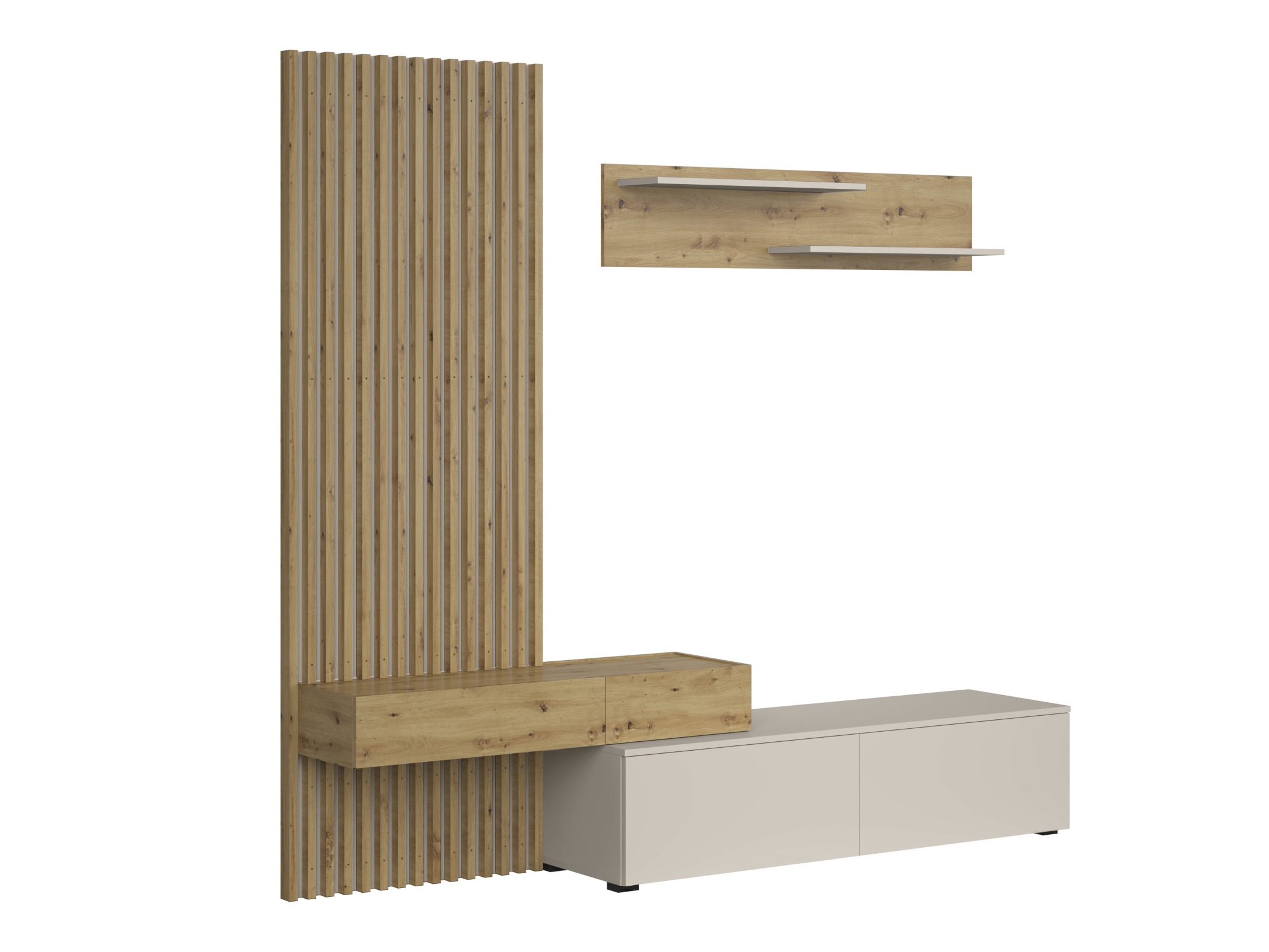 Комплект за хол Houston 2086 (Artisan дъб + Кашмир)