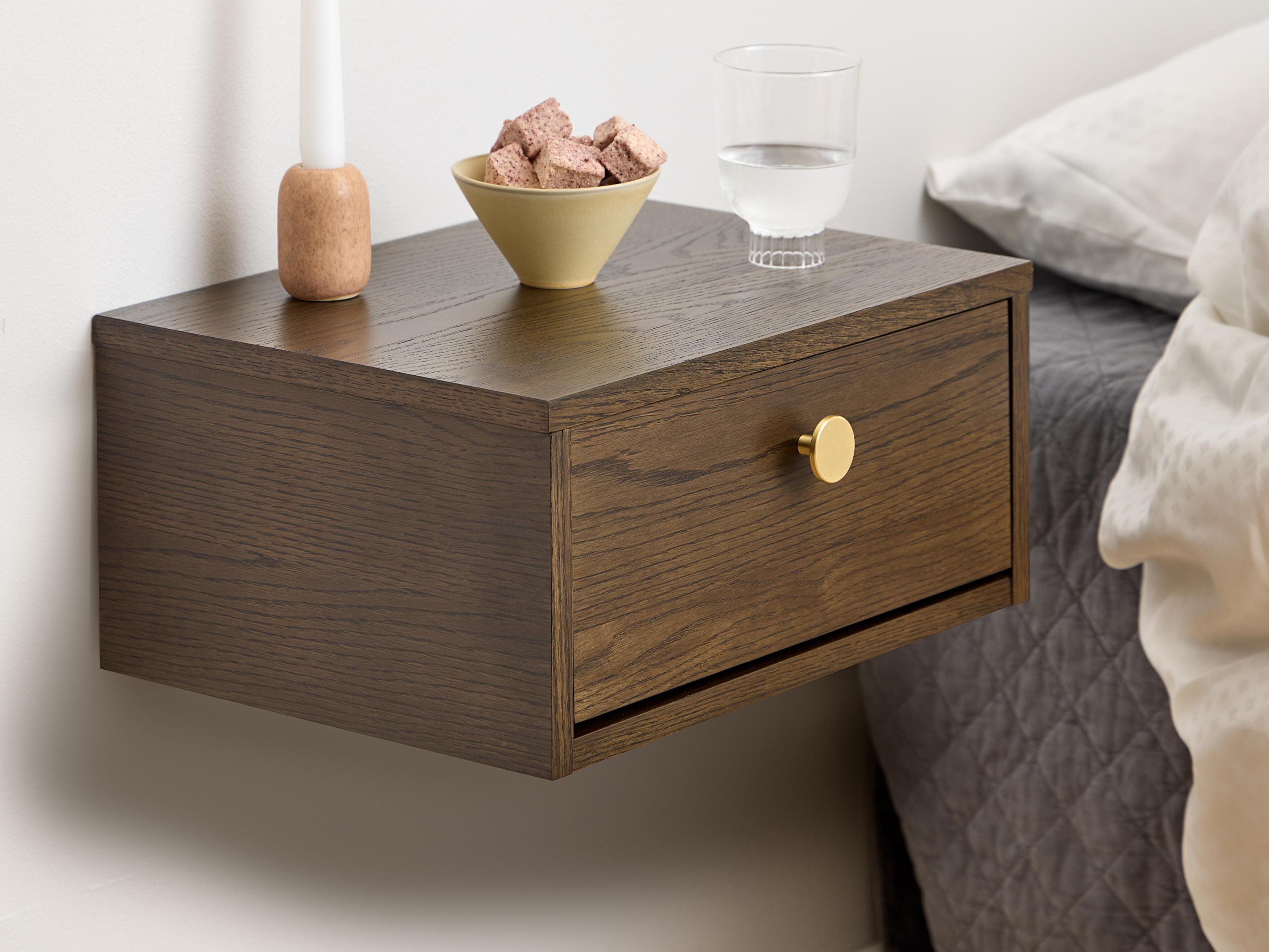 Нощно шкафче Norsica 984 (Тъмен дъб)