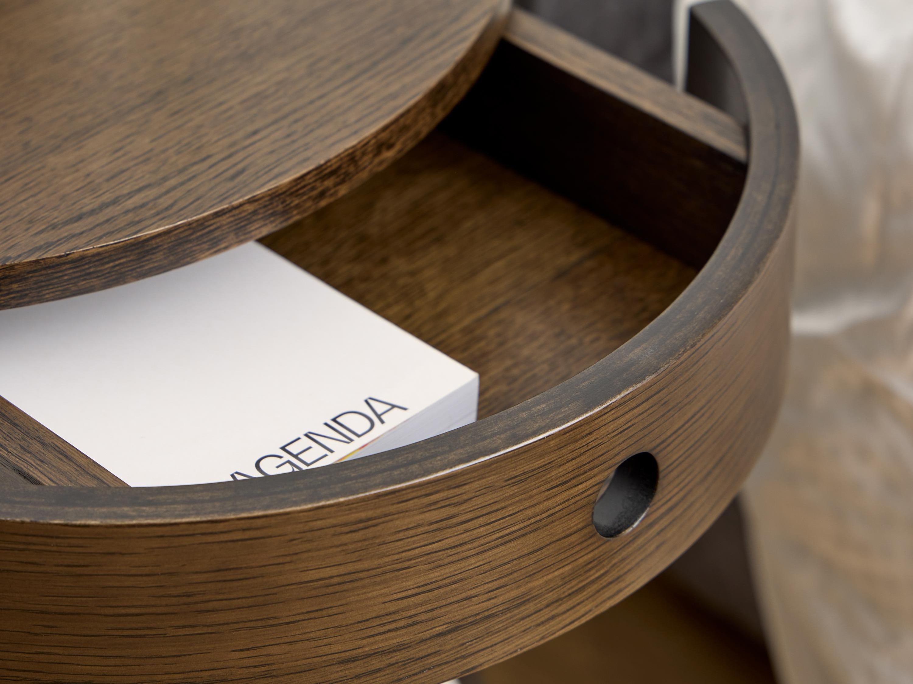 Нощно шкафче Norsica 987 (Тъмен дъб)