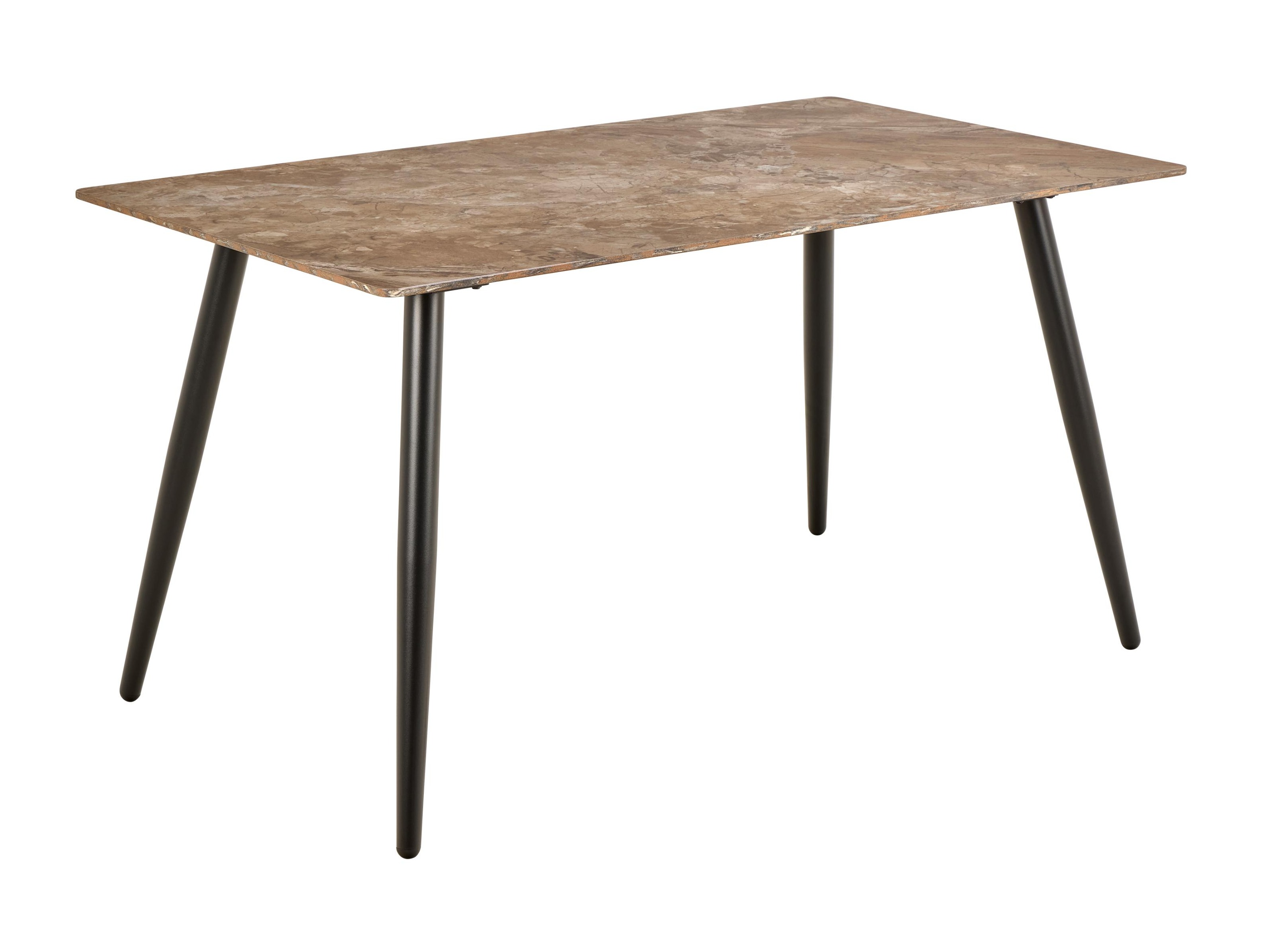 Маса и столове за трапезария Norsica 1012 (Taupe + Черен)