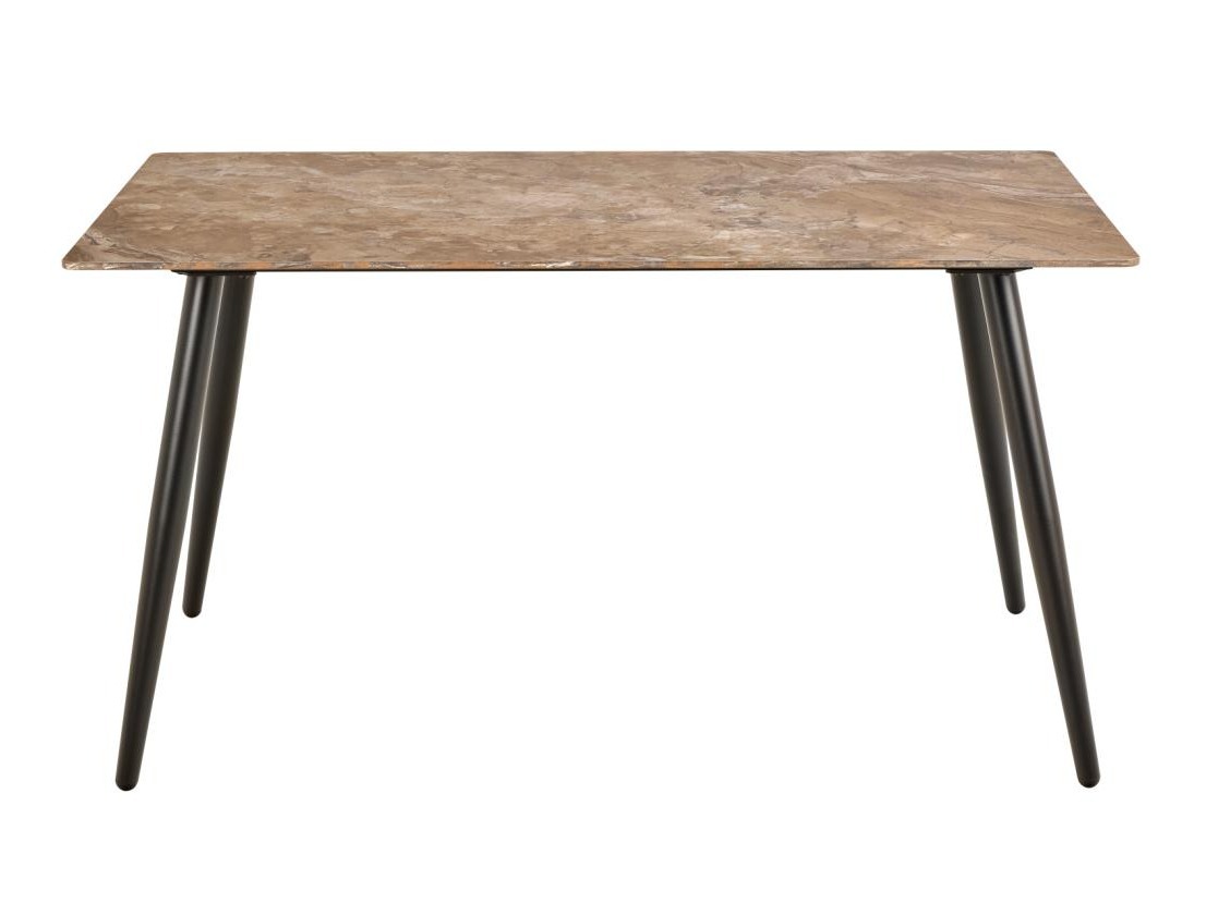 Маса и столове за трапезария Norsica 1012 (Taupe + Черен)