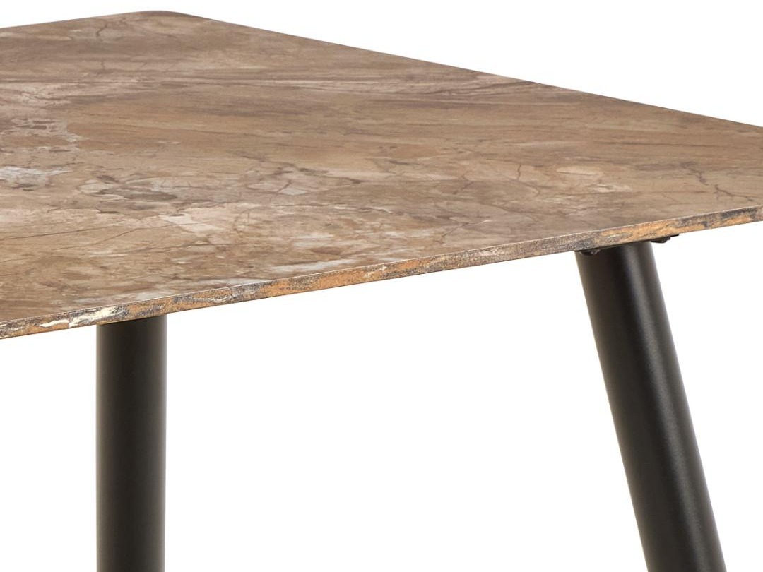 Маса и столове за трапезария Norsica 1012 (Taupe + Черен)