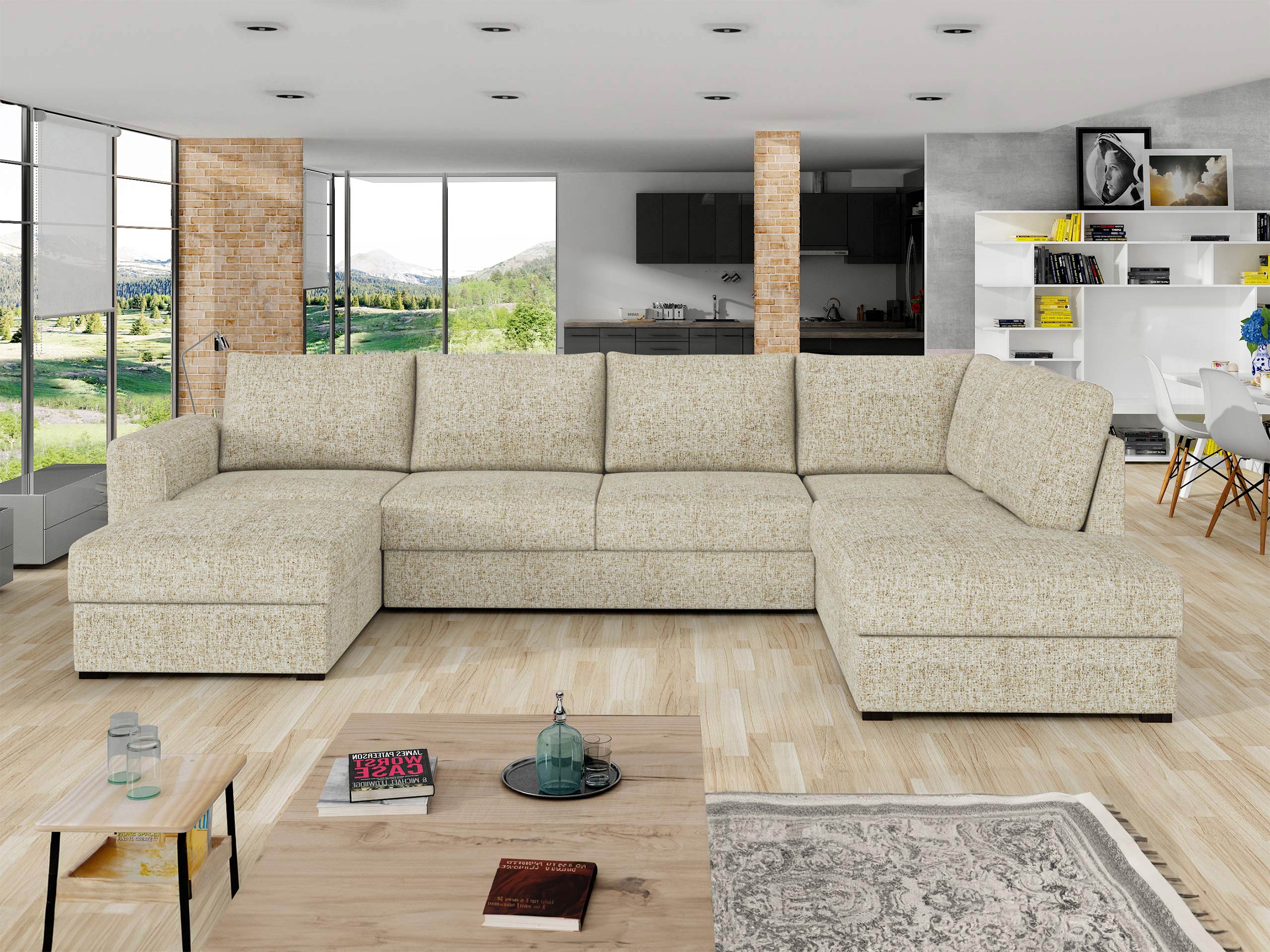 Ъглов диван Comfivo Flumen (Corbett 21)