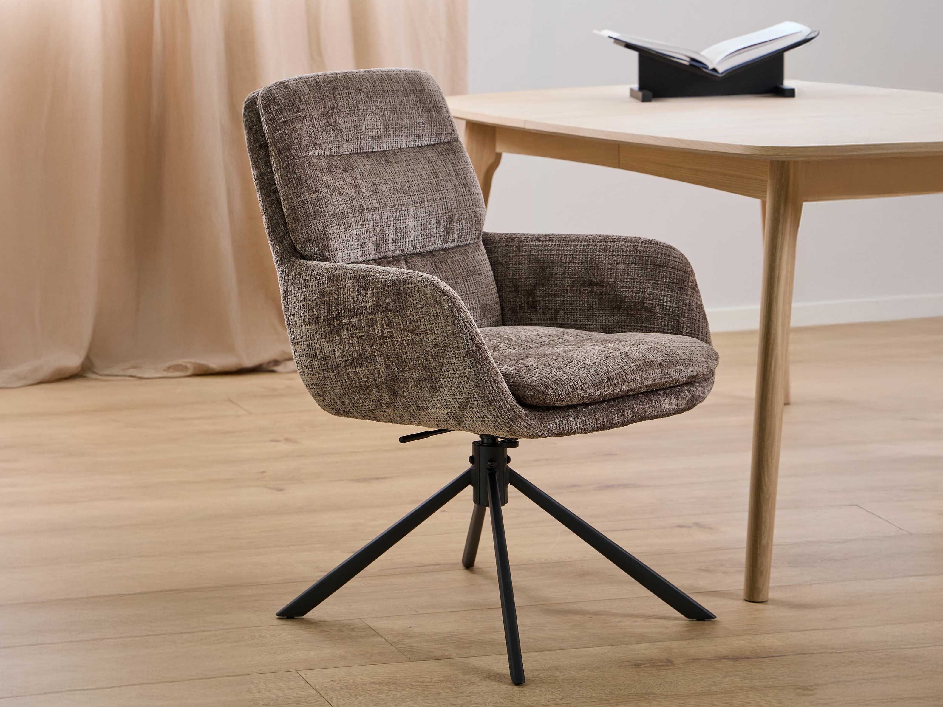 Стол Norsica 998 (Кафяв)