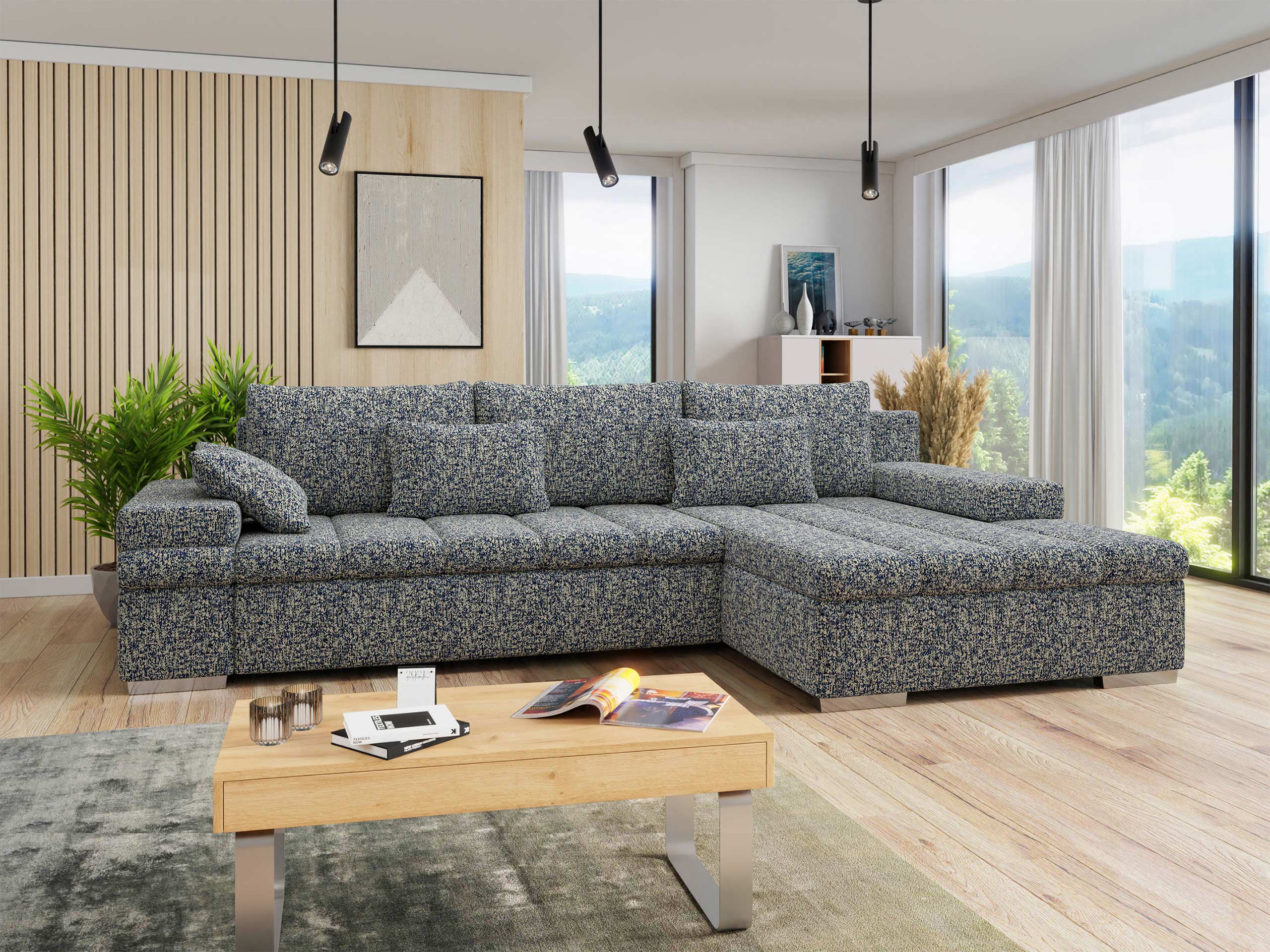 Ъглов диван Comfivo Olivetum II (Corbett 78)