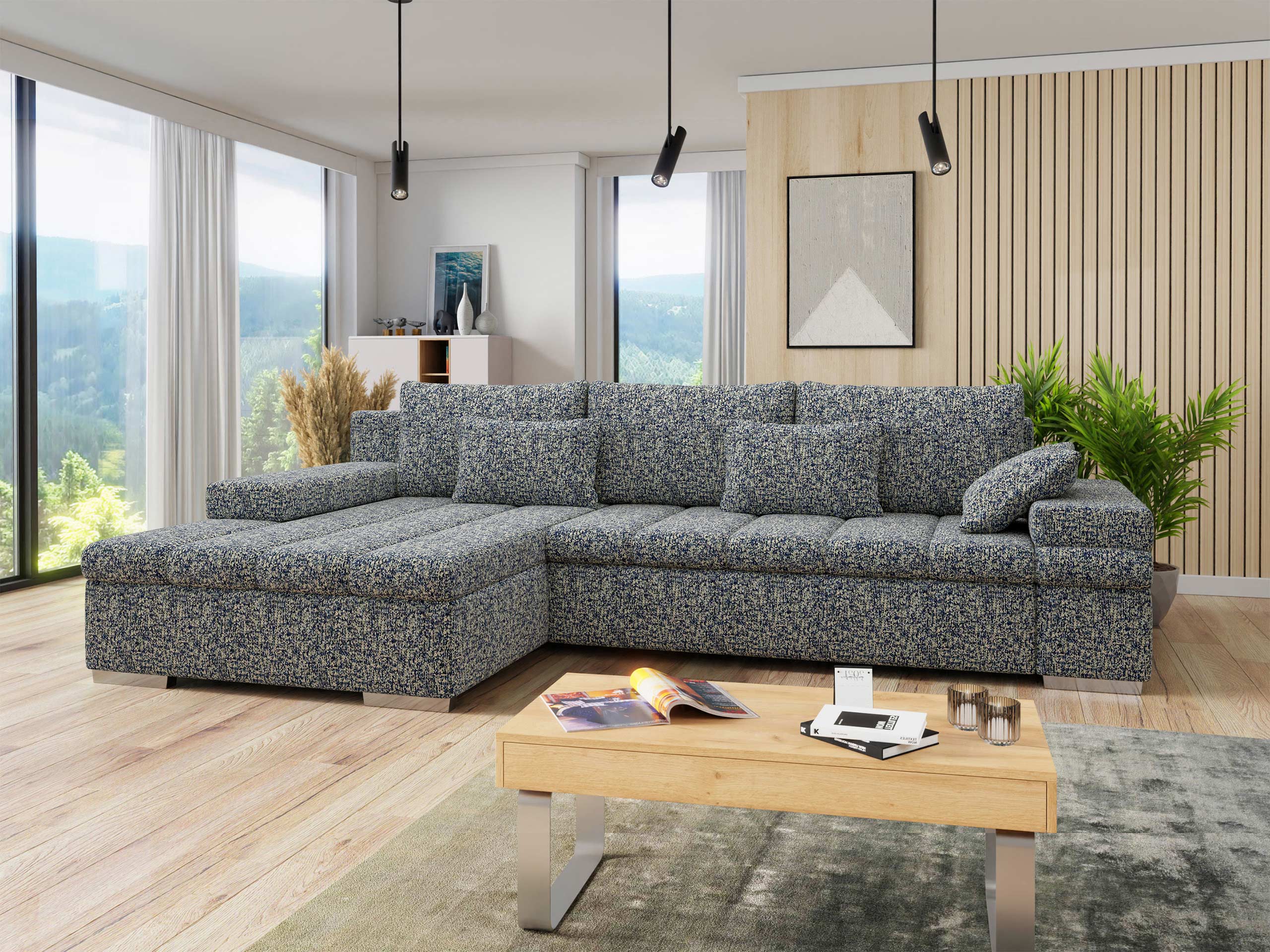 Ъглов диван Comfivo Olivetum II (Corbett 78)