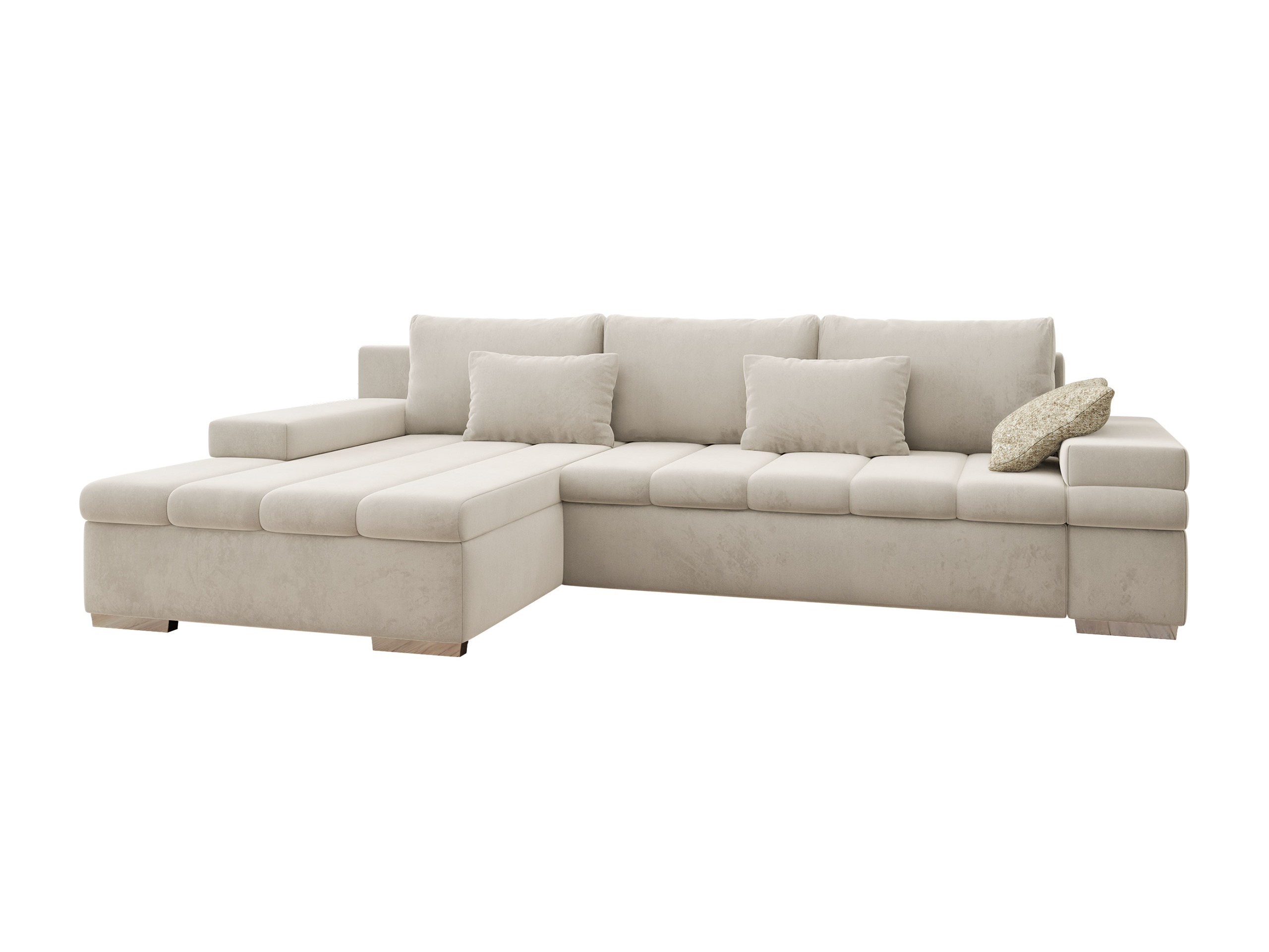 Ъглов диван Comfivo Olivetum II (Piano 02 + Corbett 21)
