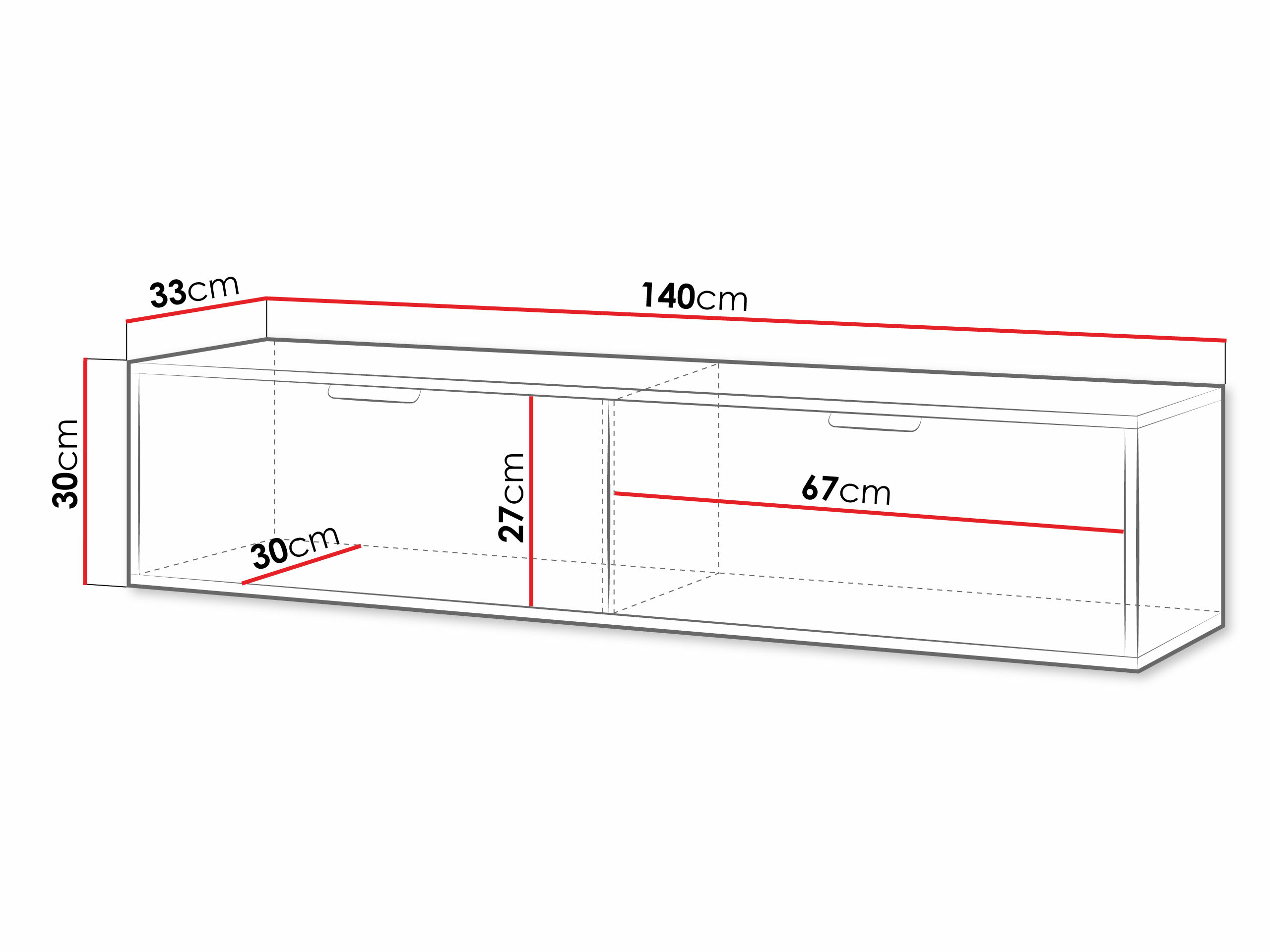 ТВ шкаф Hamilton 100 (Бял)