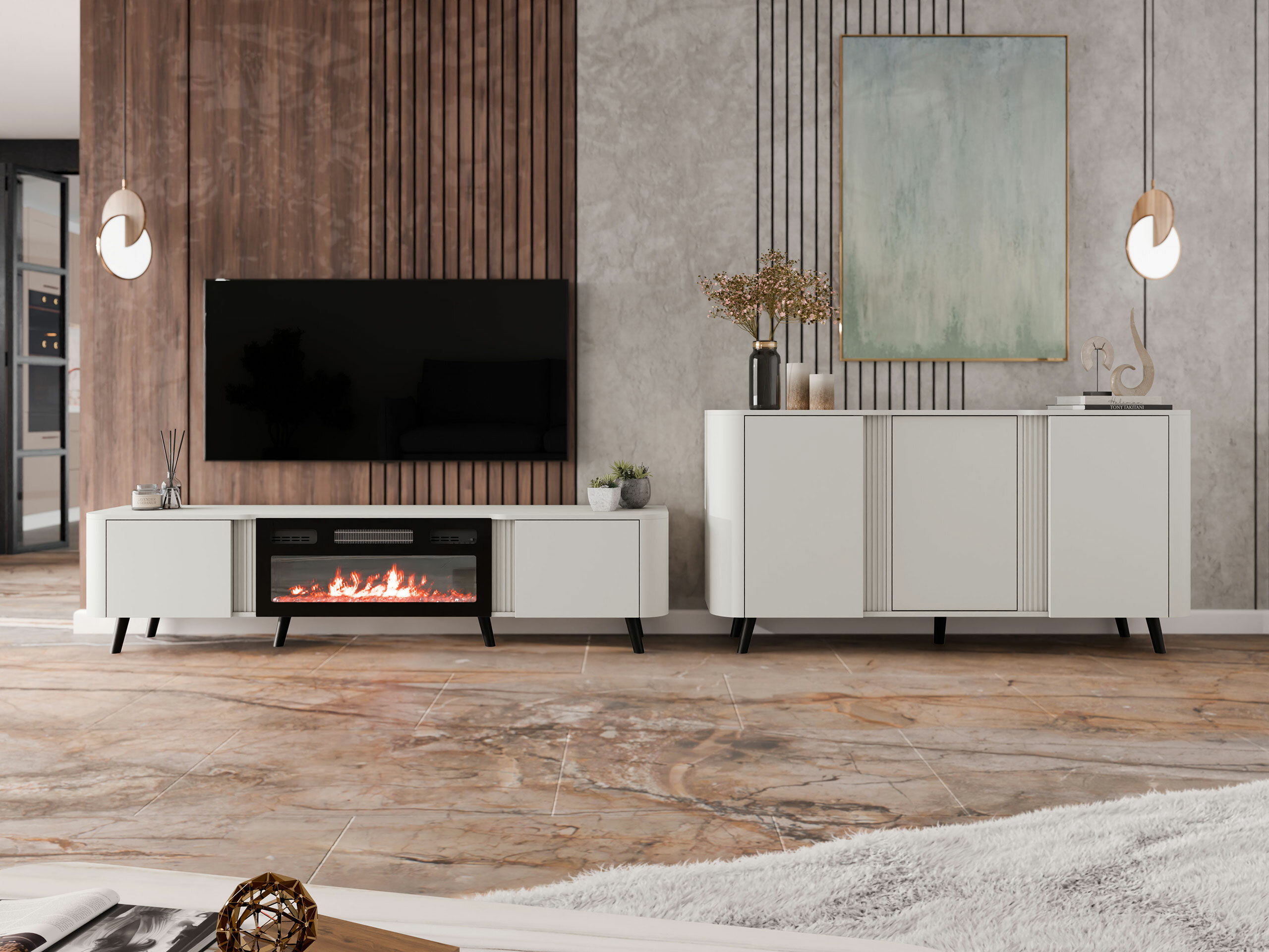 Шкаф Modus (Кашмир + Черен)