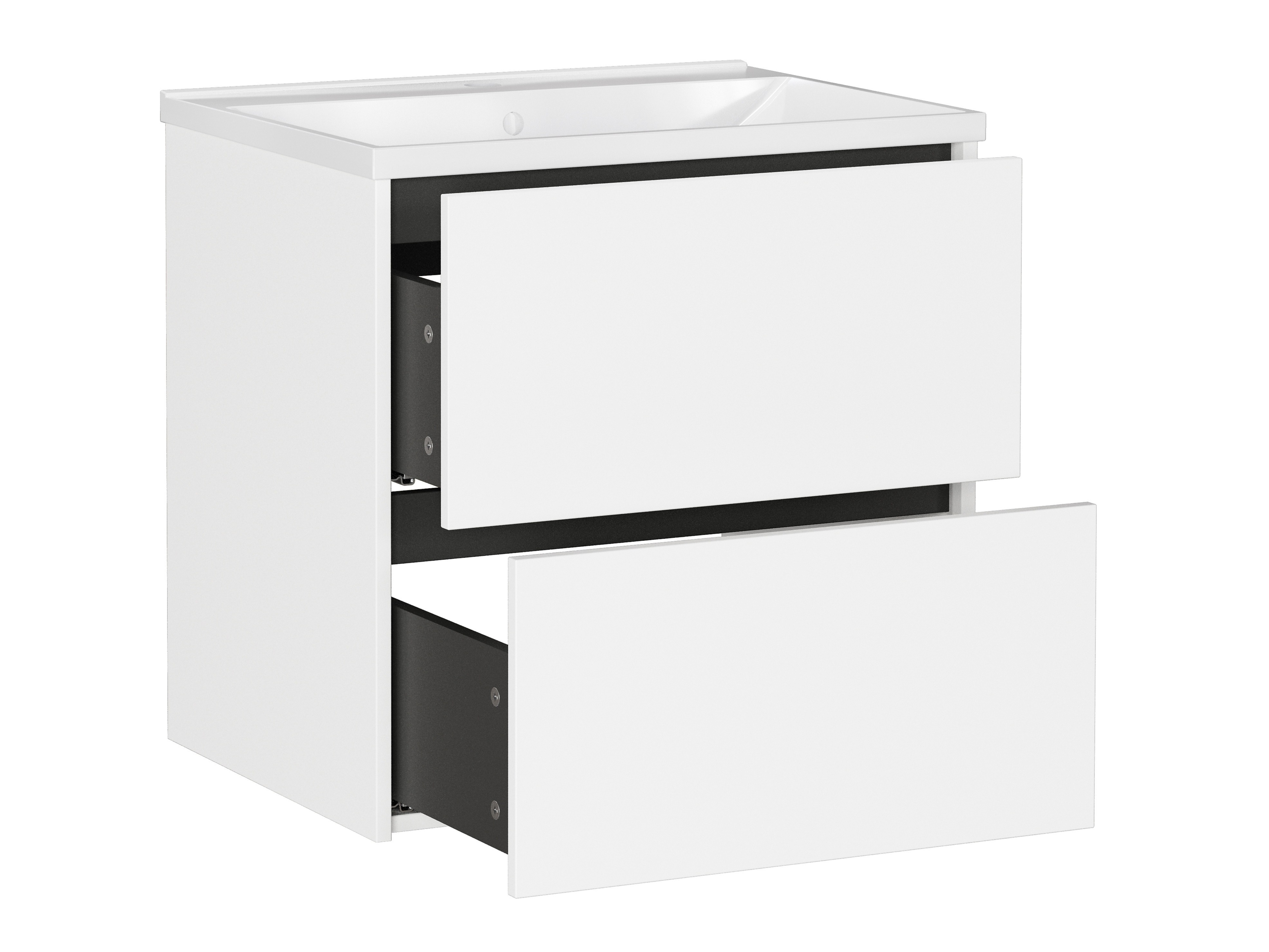 Окачен шкаф за мивка Sacramento 522 (Бял)