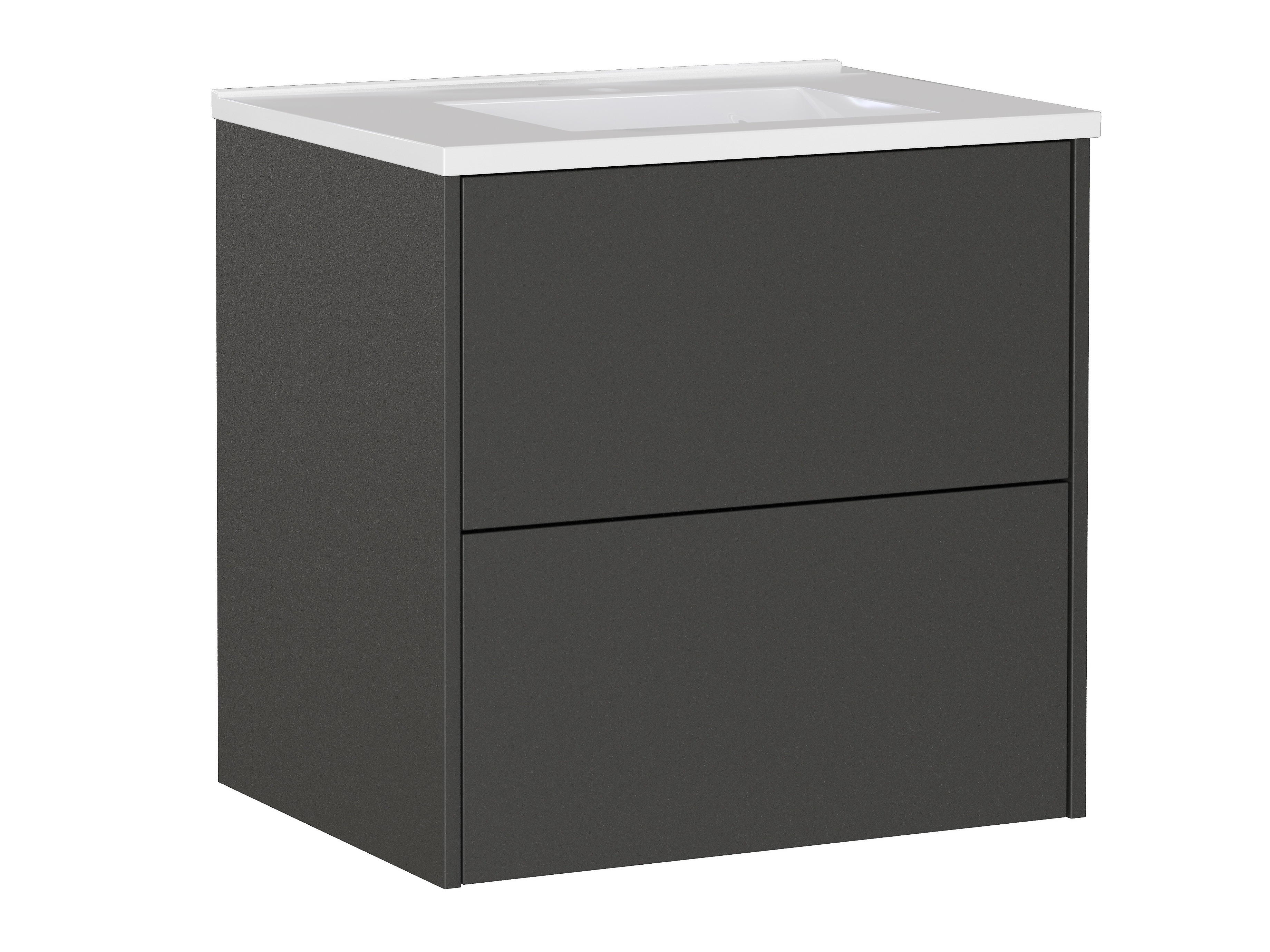 Окачен шкаф за мивка Sacramento 522 (Графит)