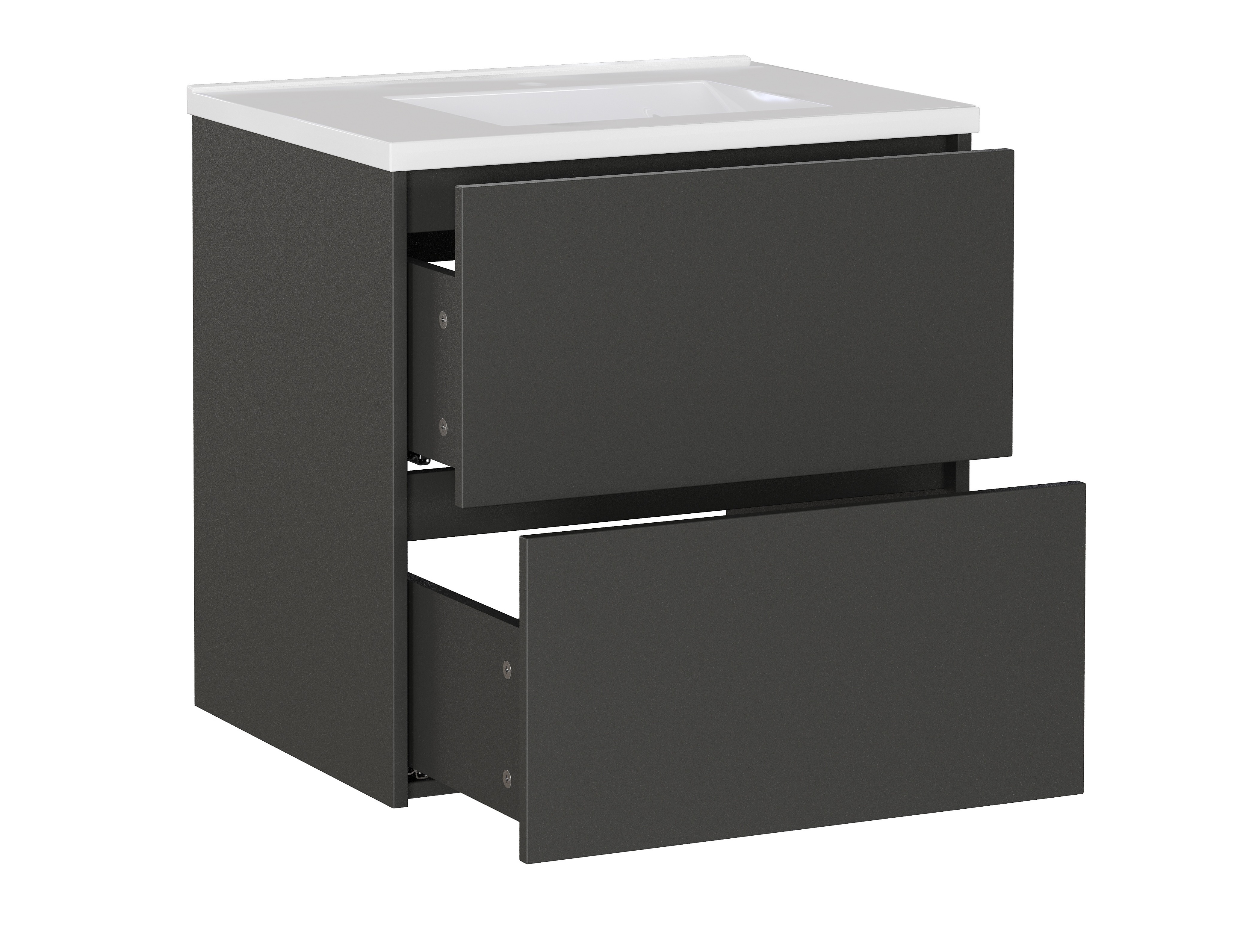 Окачен шкаф за мивка Sacramento 522 (Графит)