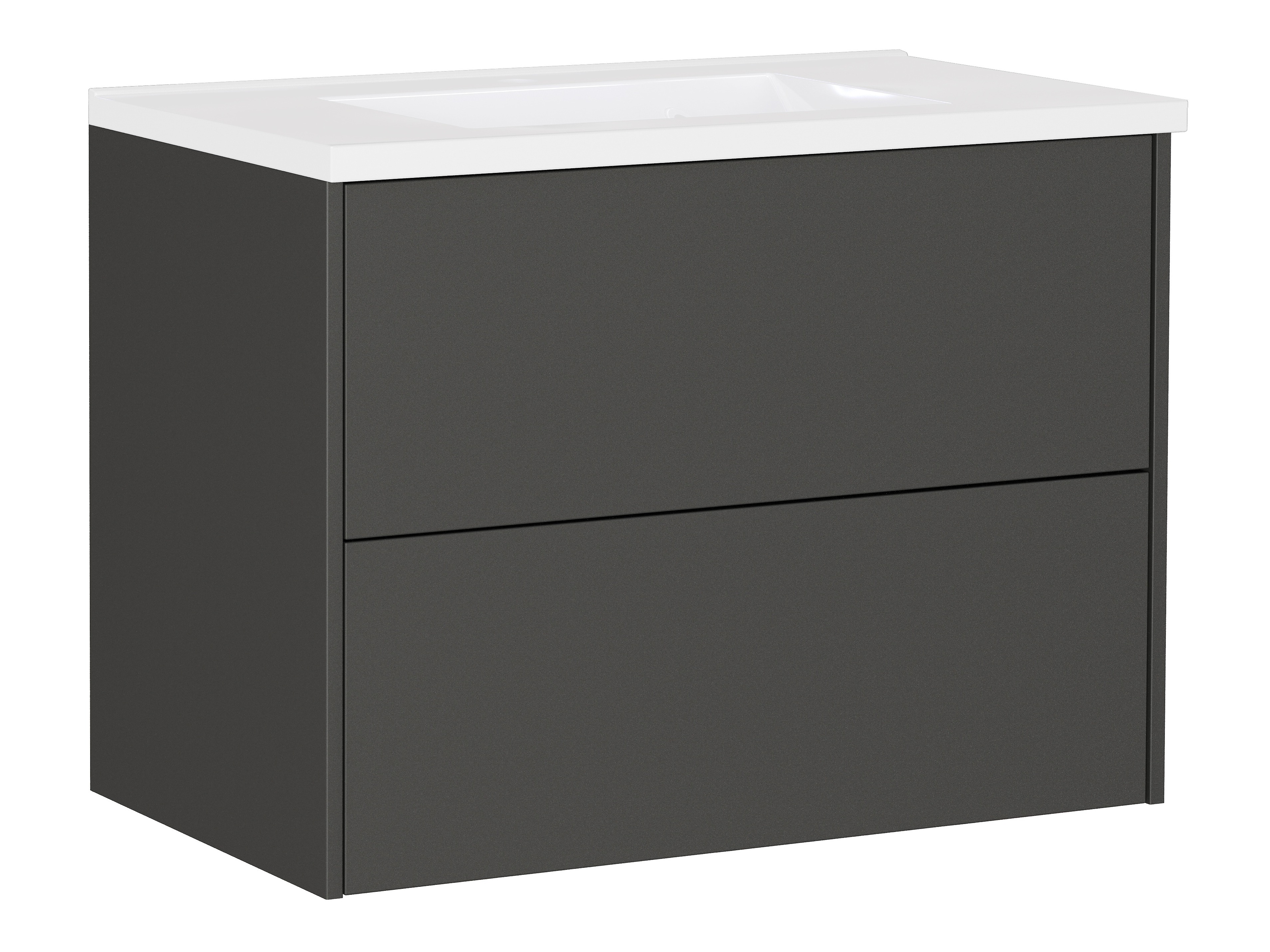 Окачен шкаф за мивка Sacramento 523 (Графит)