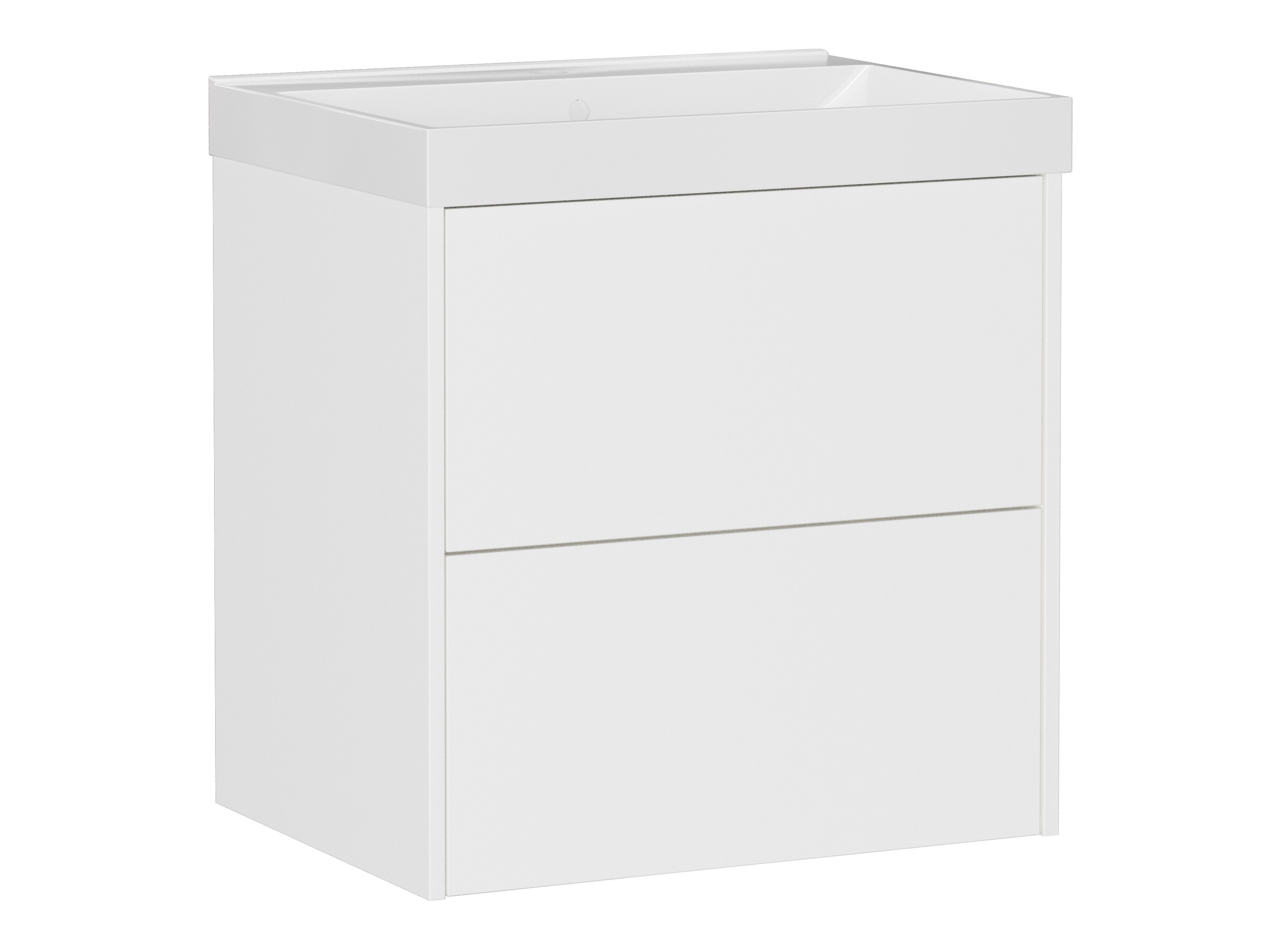 Окачен шкаф за мивка Sacramento 524 (Бял)