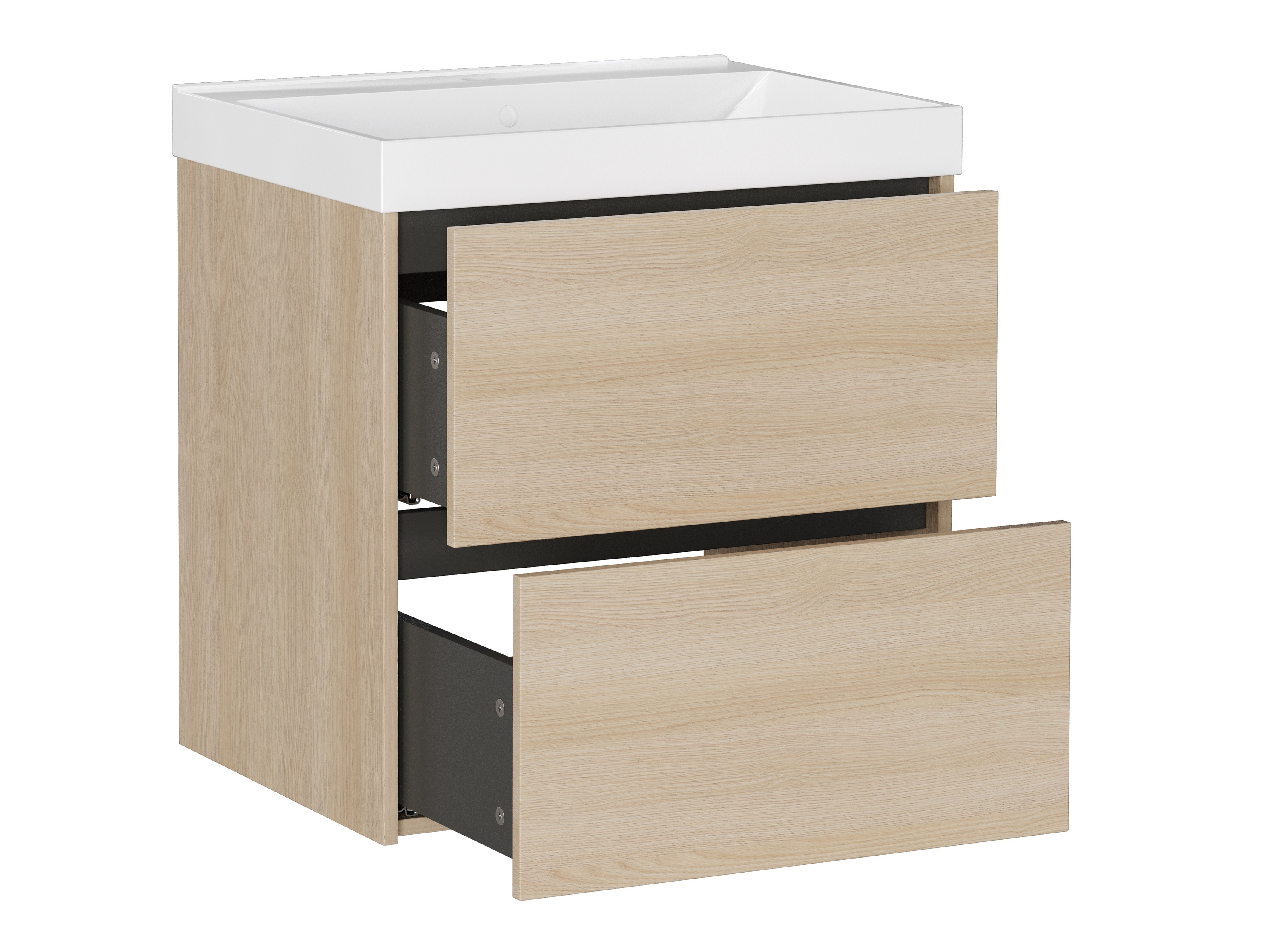 Окачен шкаф за мивка Sacramento 524 (Дъб)