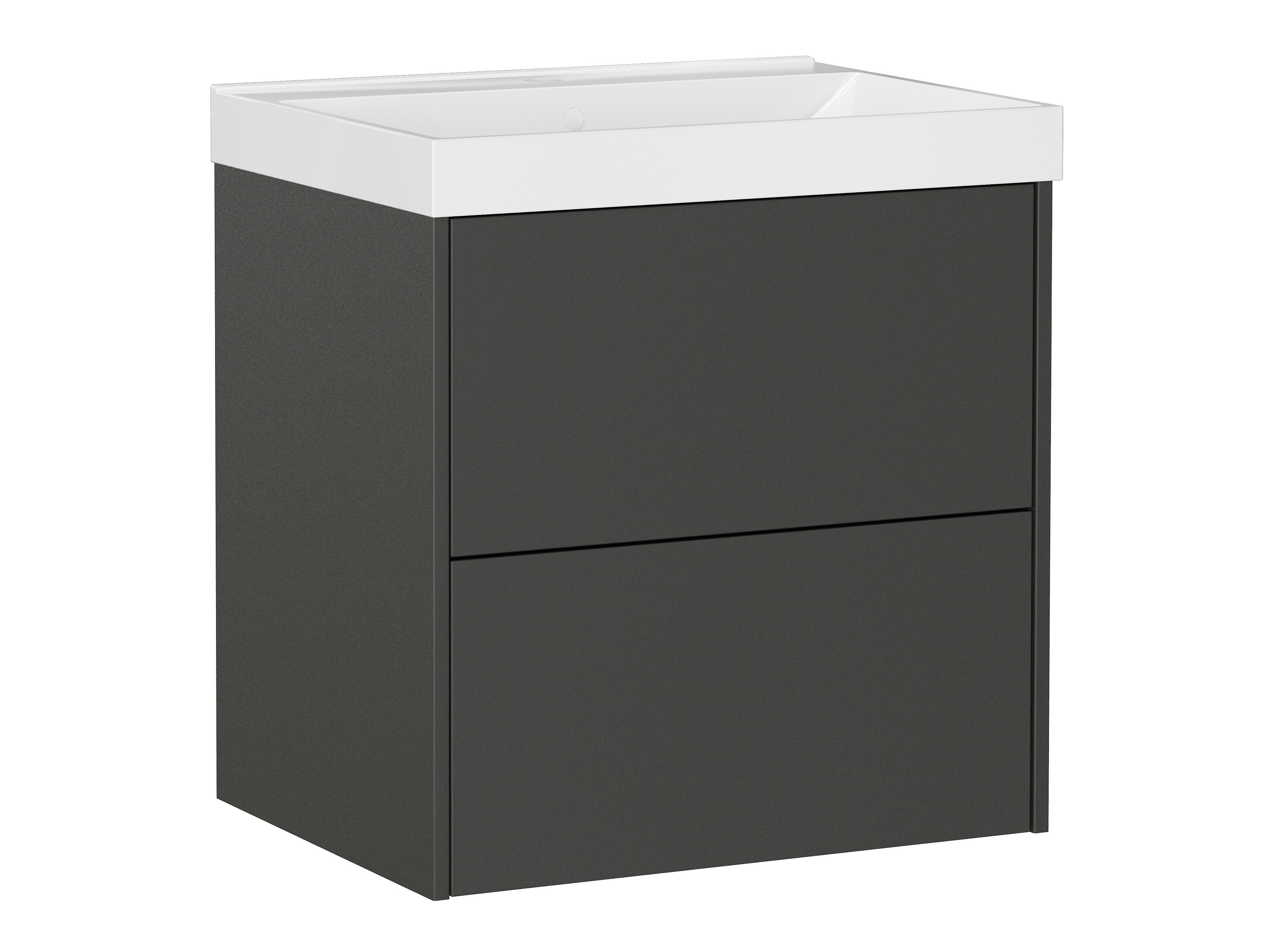 Окачен шкаф за мивка Sacramento 524 (Графит)