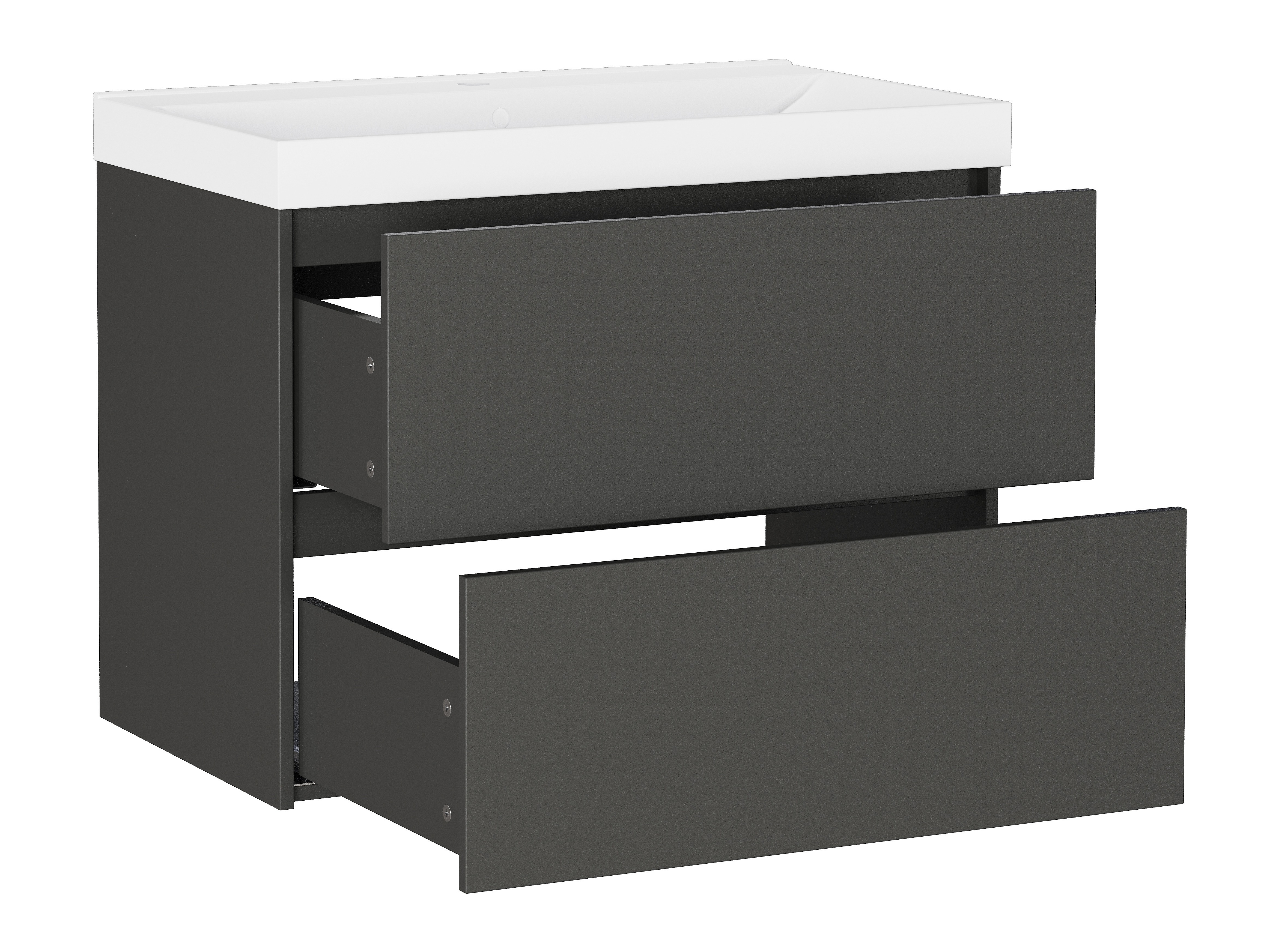 Окачен шкаф за мивка Sacramento 525 (Графит)