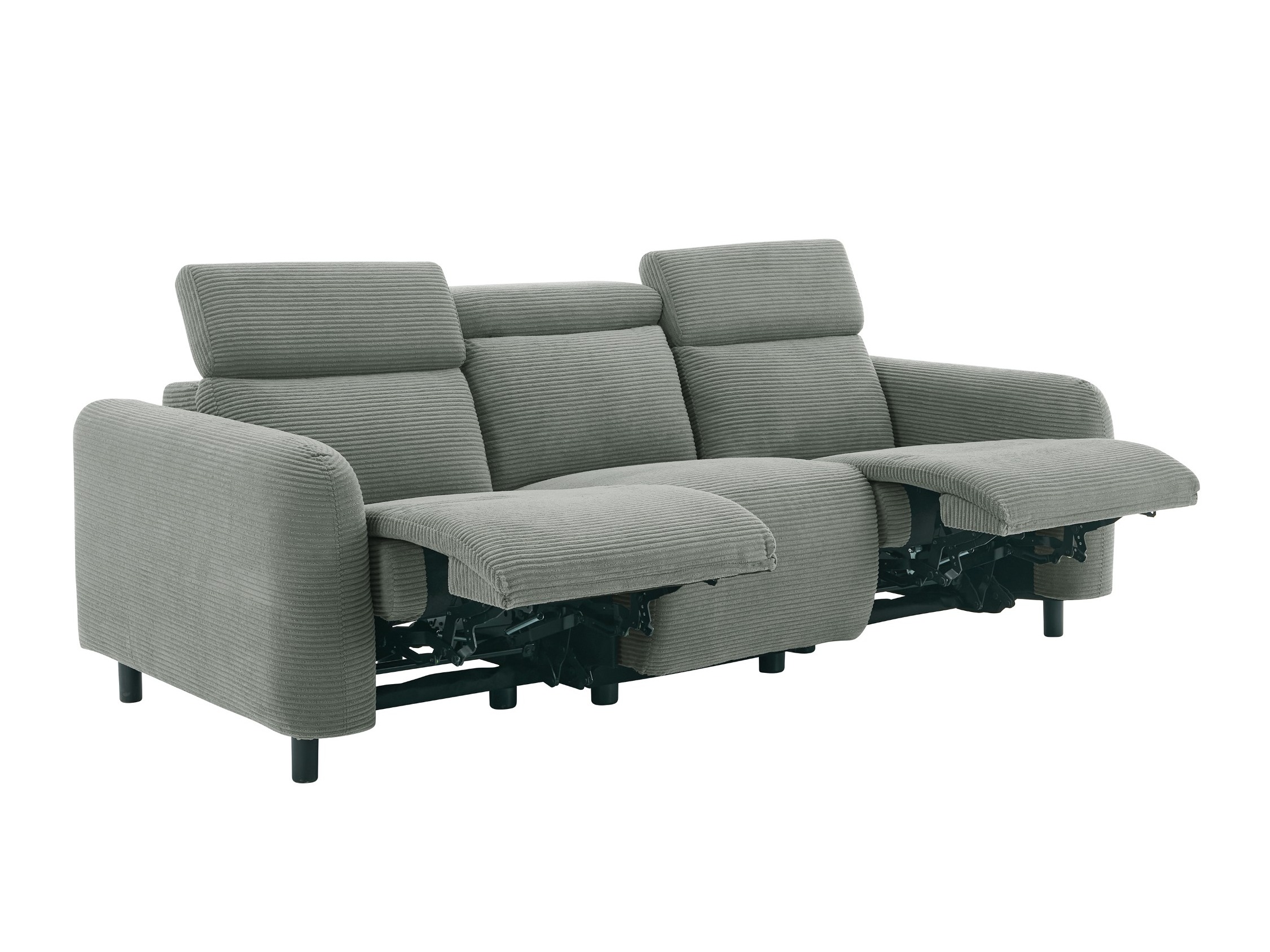 Диван реклайнър Denton 1511 (Сив)