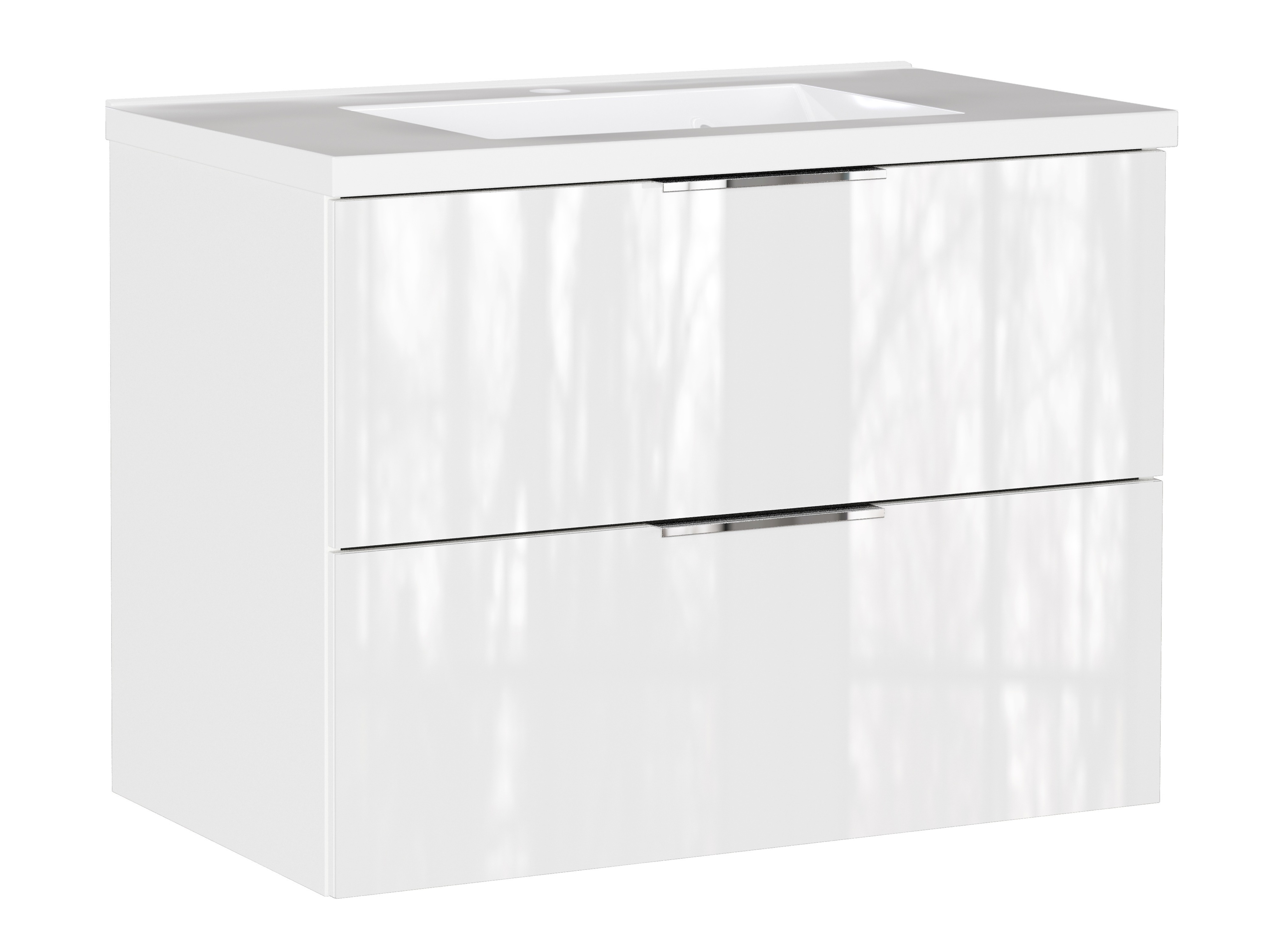 Окачен шкаф за мивка Sacramento 526 (Бял гланц)