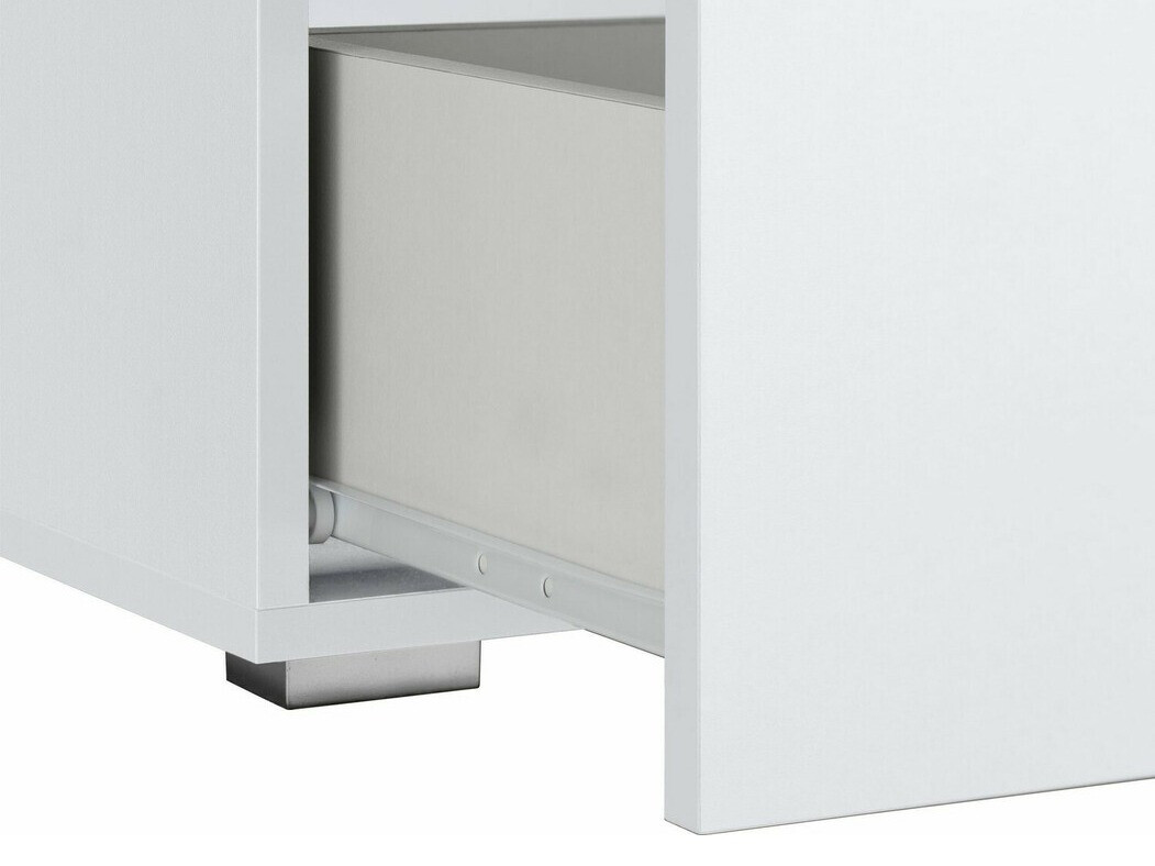 Стоящ шкаф за баня за мивка Soncamu 110 (Бял)