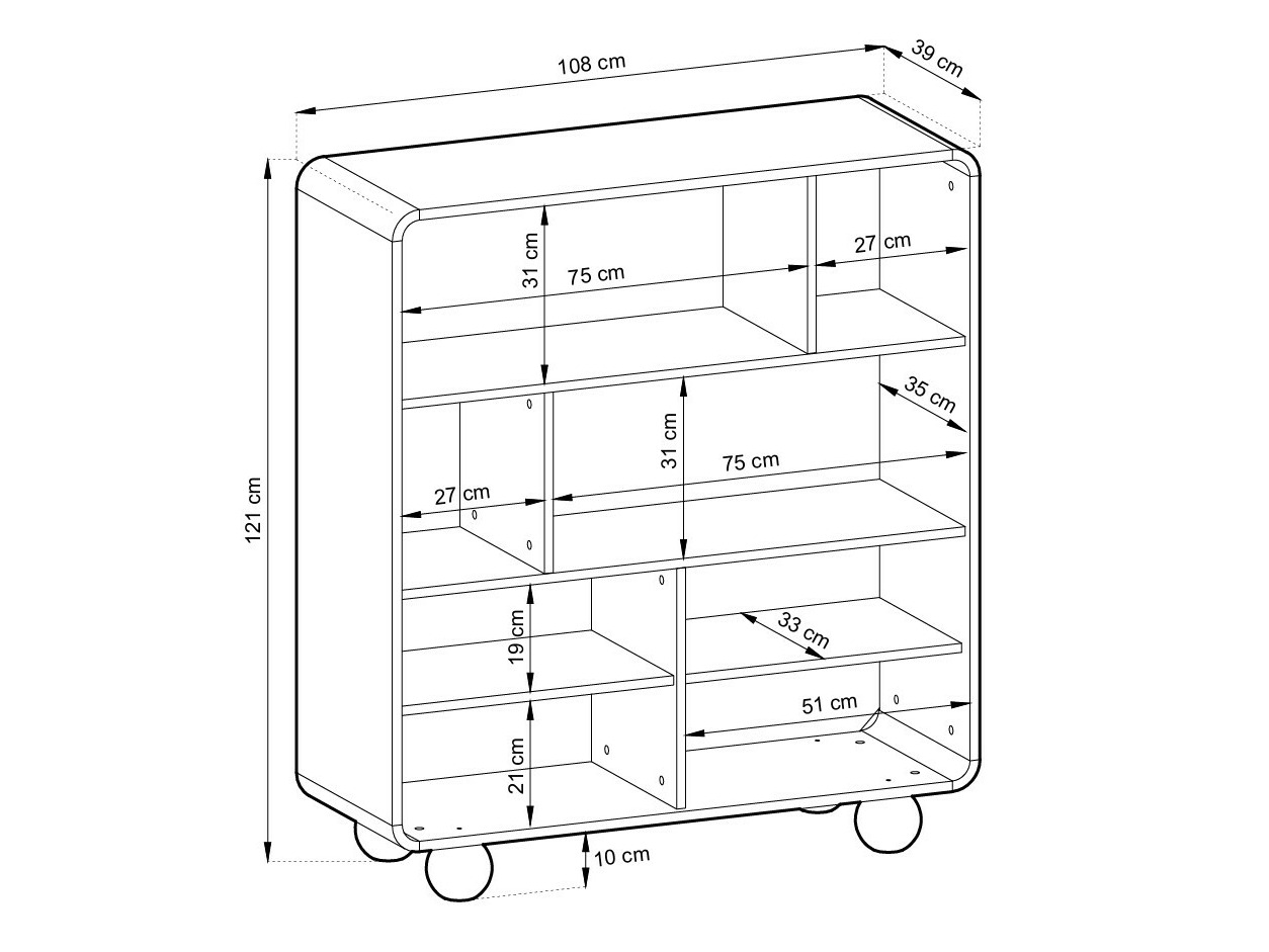 Етажерка Vendori 104