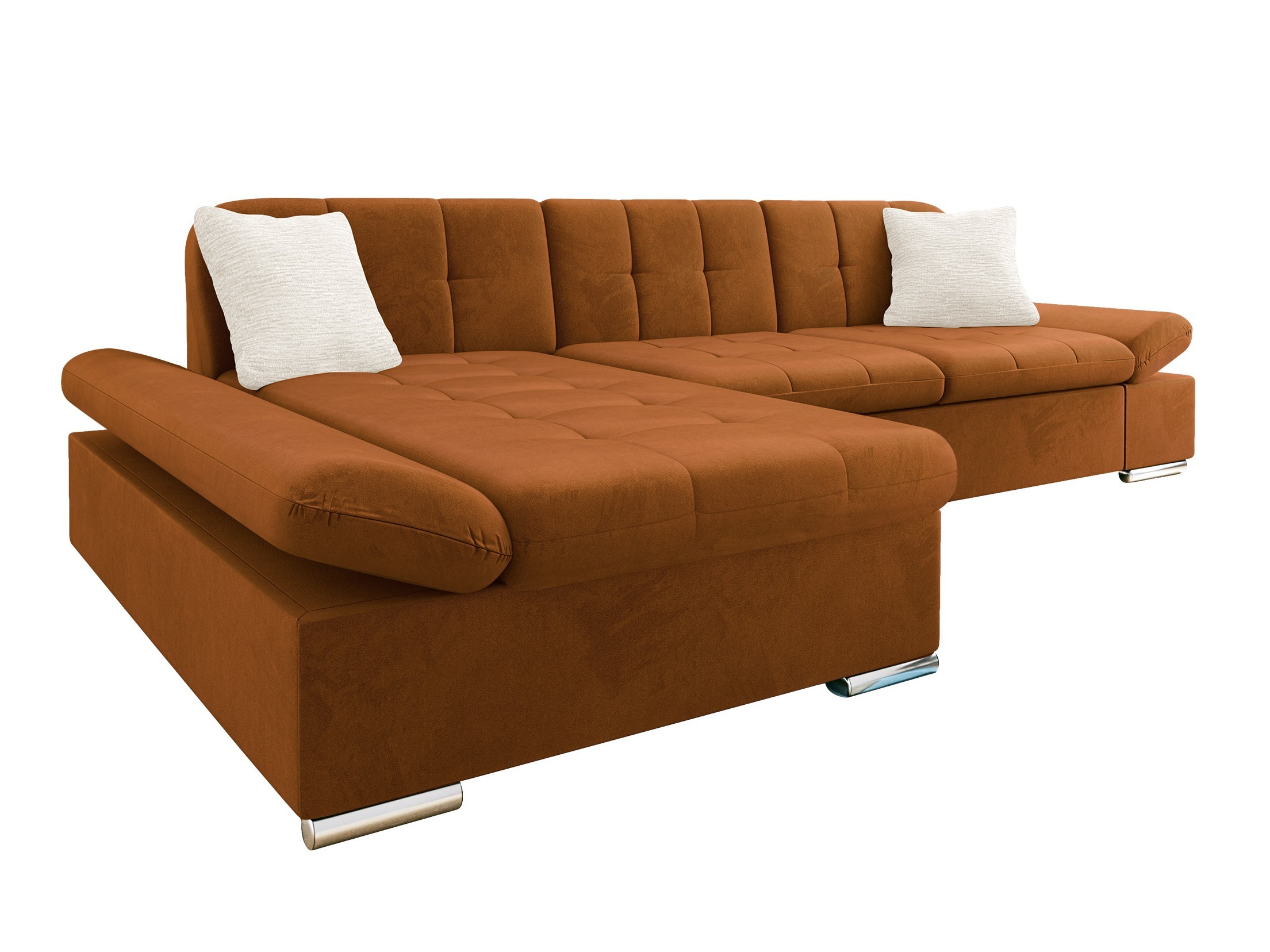 Ъглов диван Comfivo Sanitas II (Piano 21 + Mokka 03)