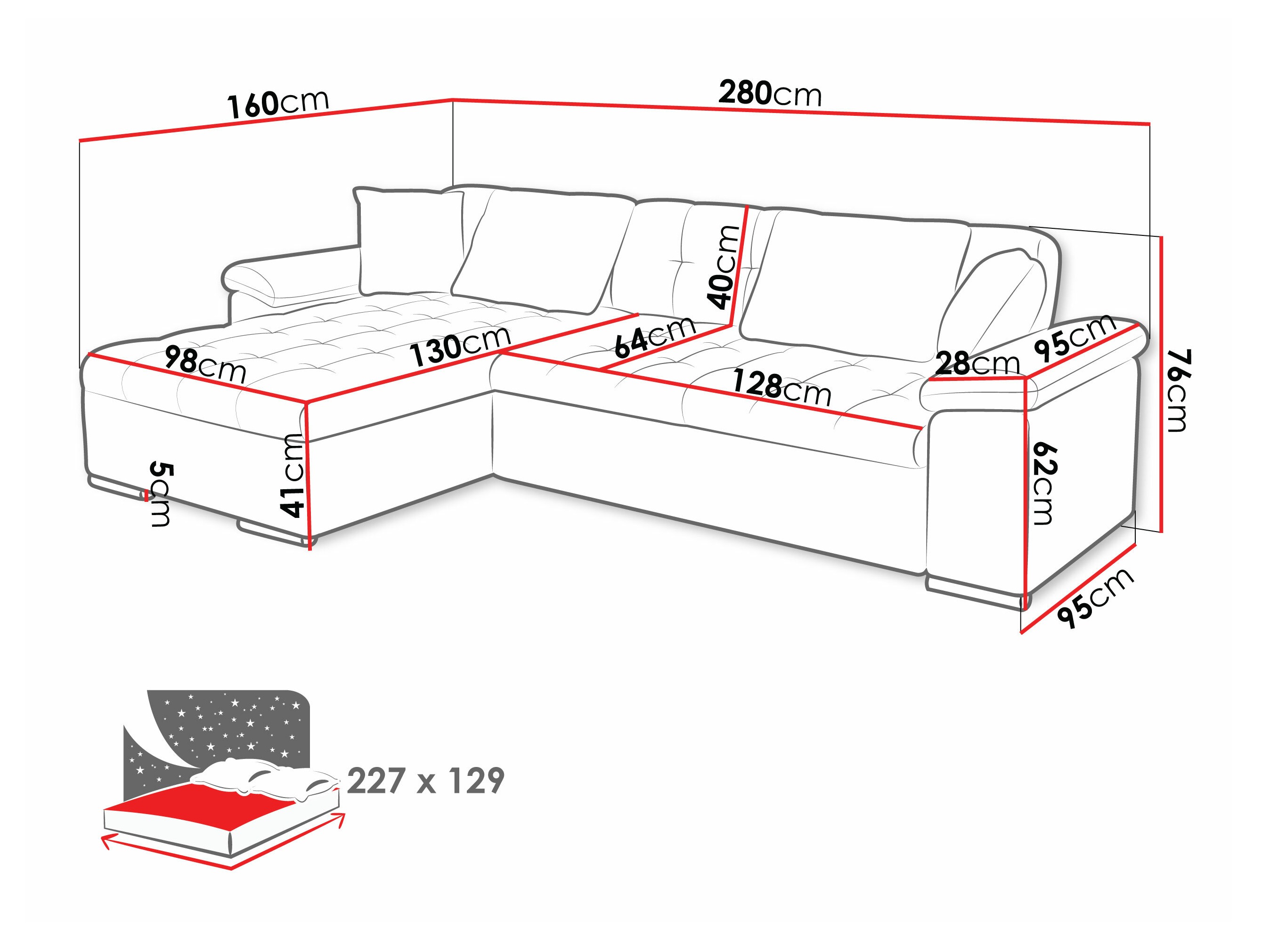 Ъглов диван Comfivo 181 (Otusso 22 + Velvetto 06)