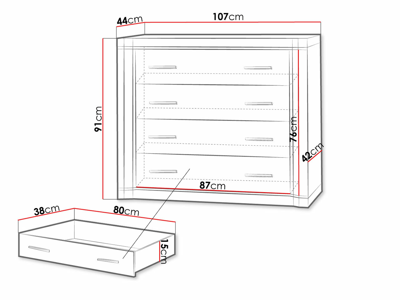 Скрин Lorelie 101 (Сонома дъб)