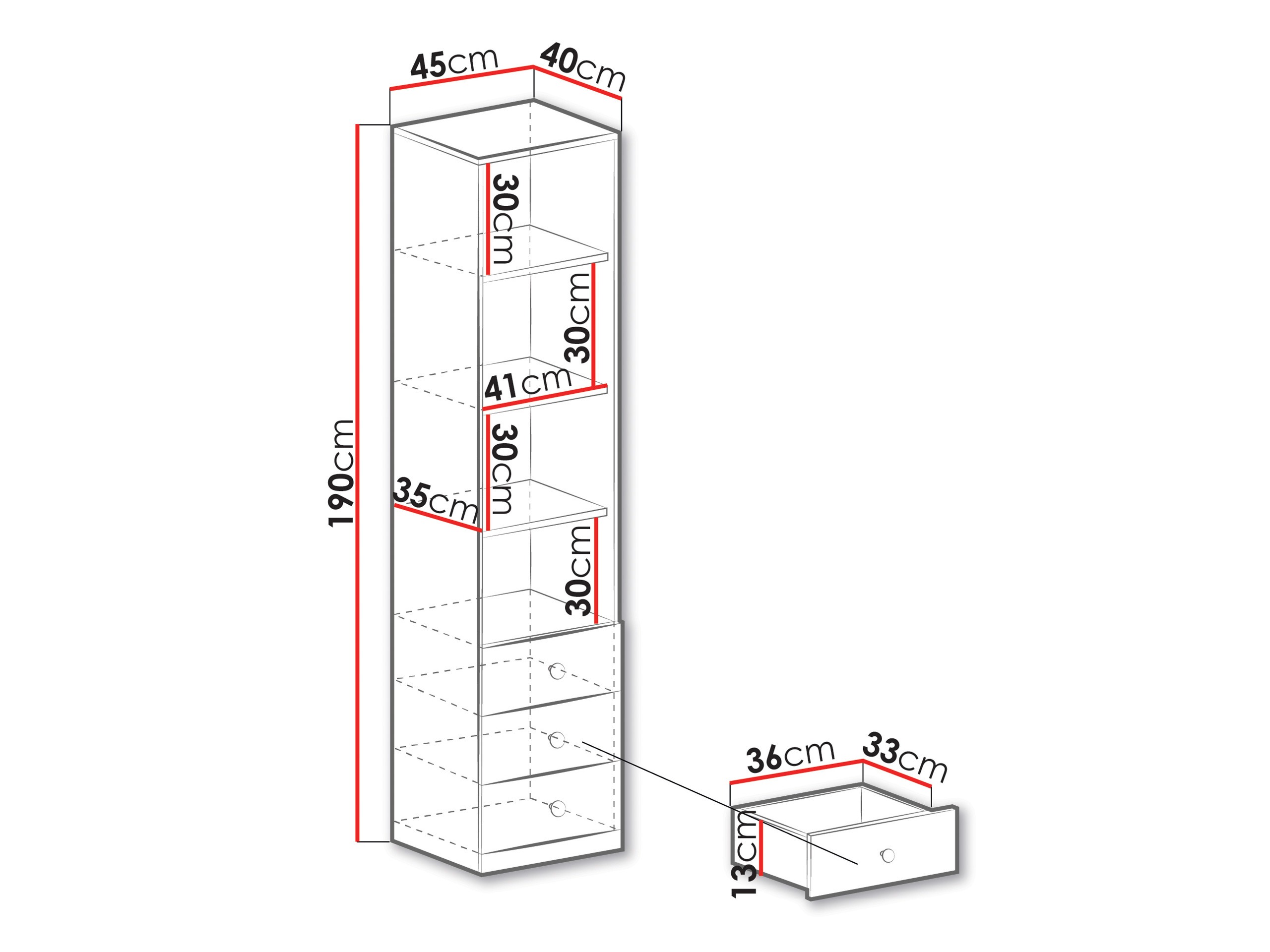 Етажерка Tesmonu 105