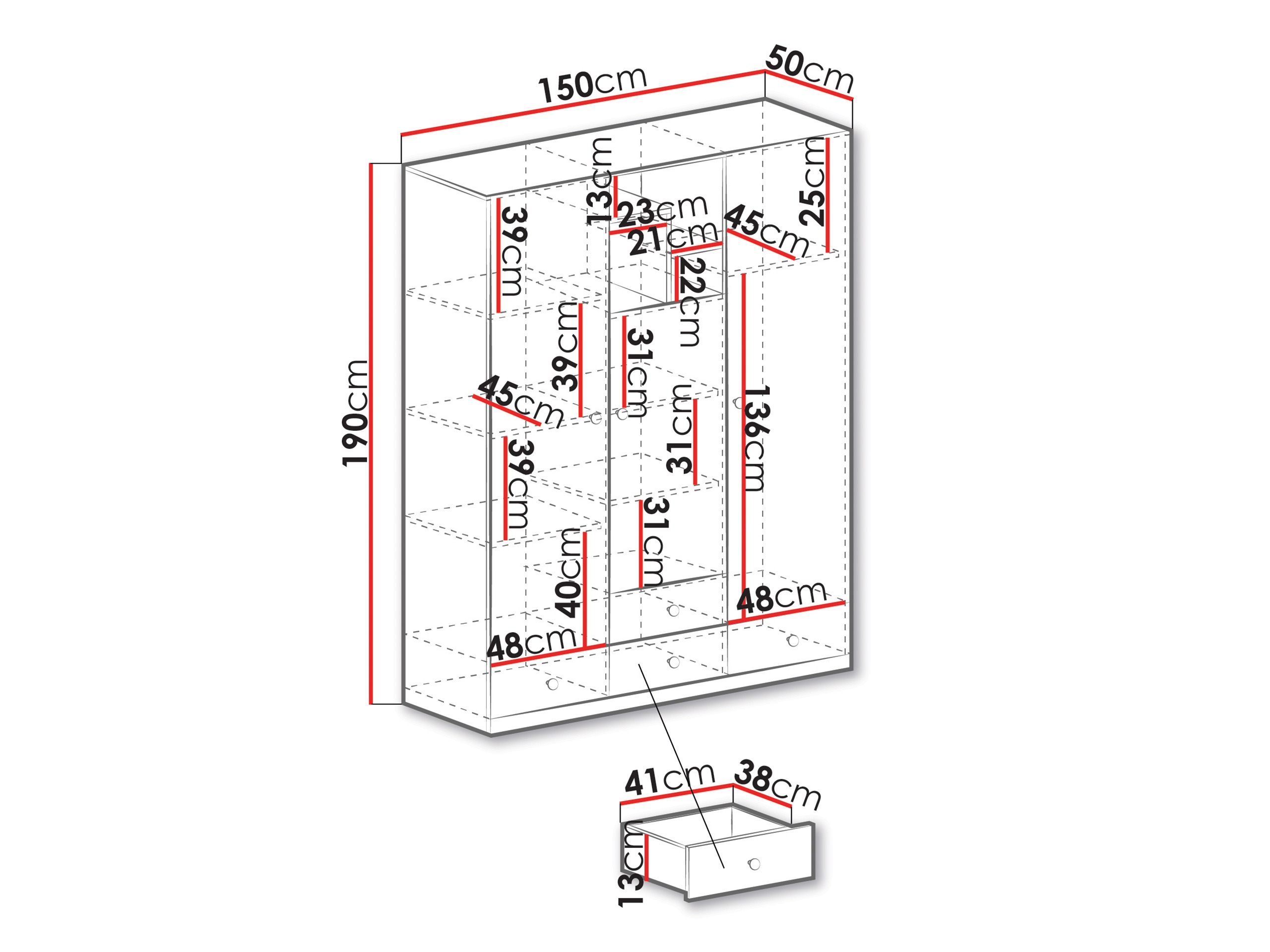 Гардероб Tesmonu 100
