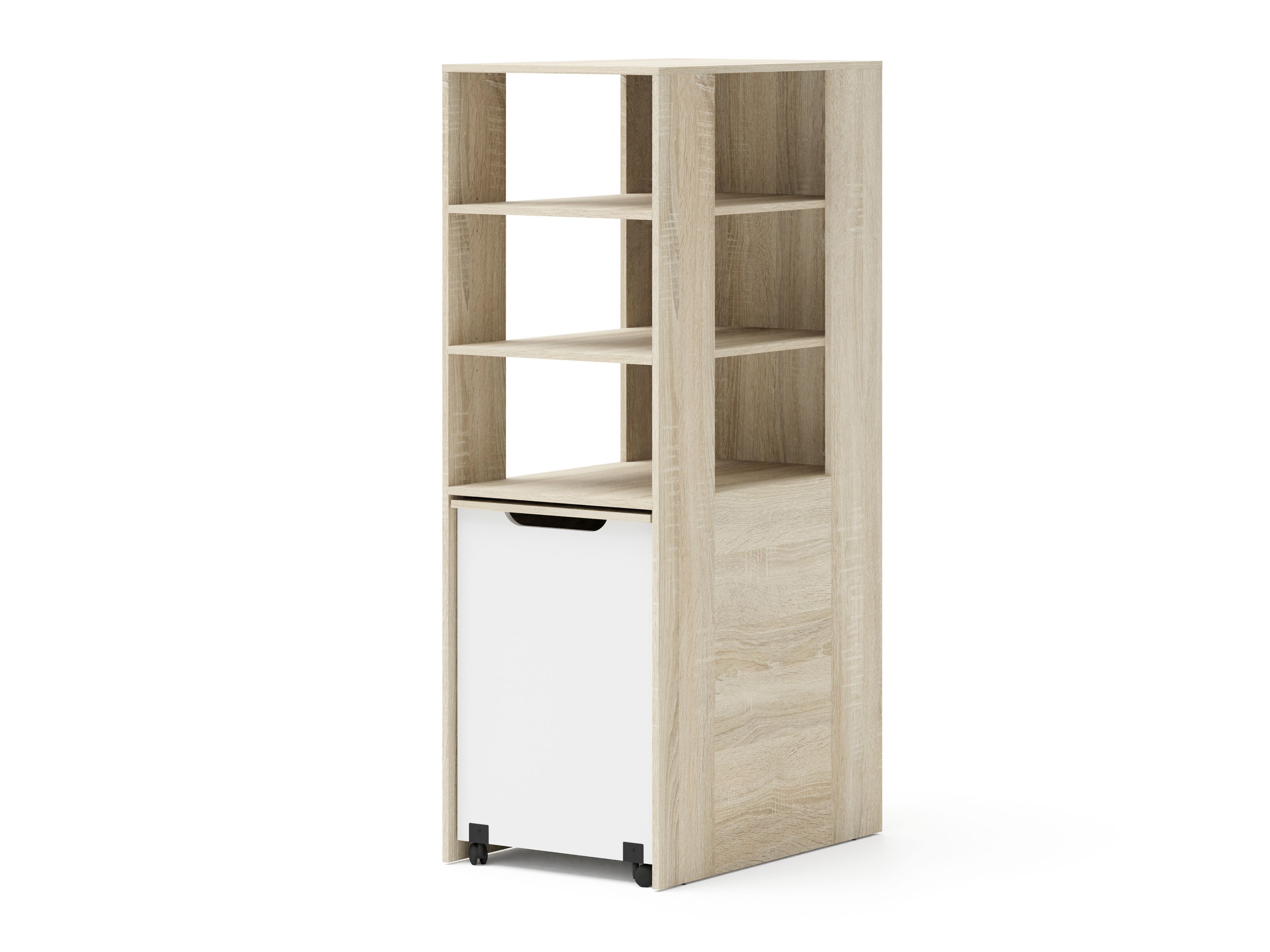 Офис бюро Elitenu 100 (Сонома дъб + Бял)