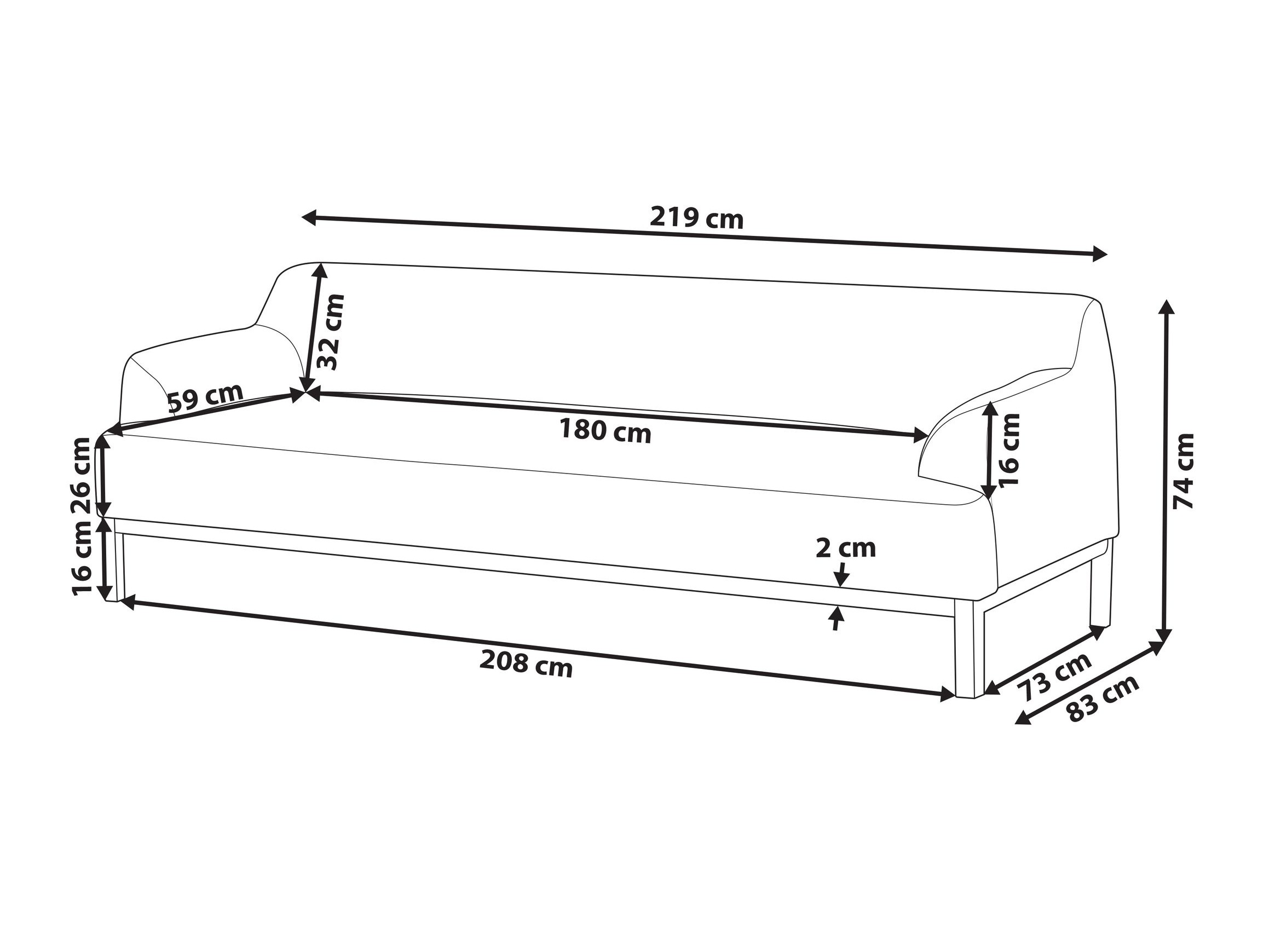 Диван Berwyn 2228 (Taupe)