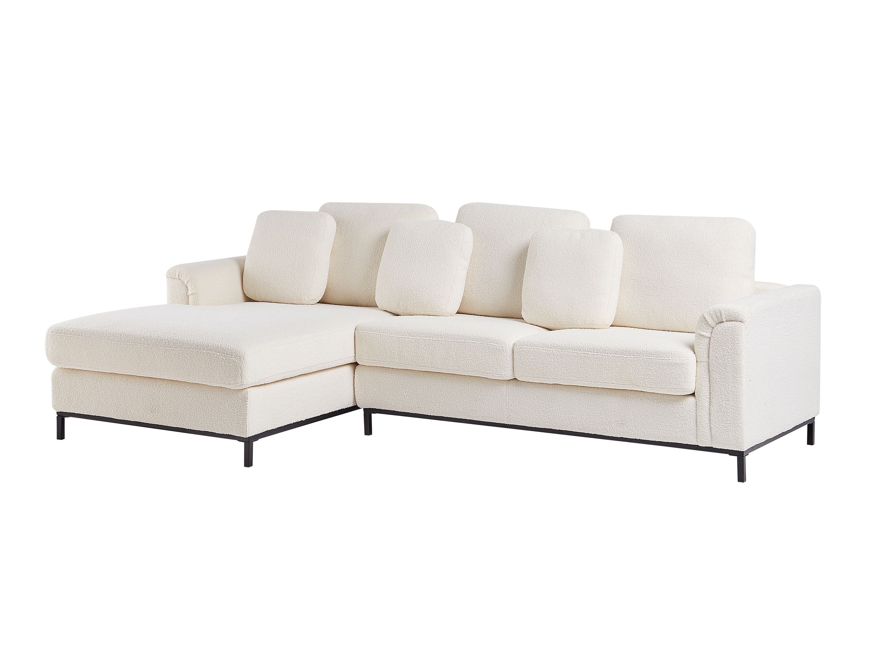 Ъглов диван Berwyn 884 (Бял)