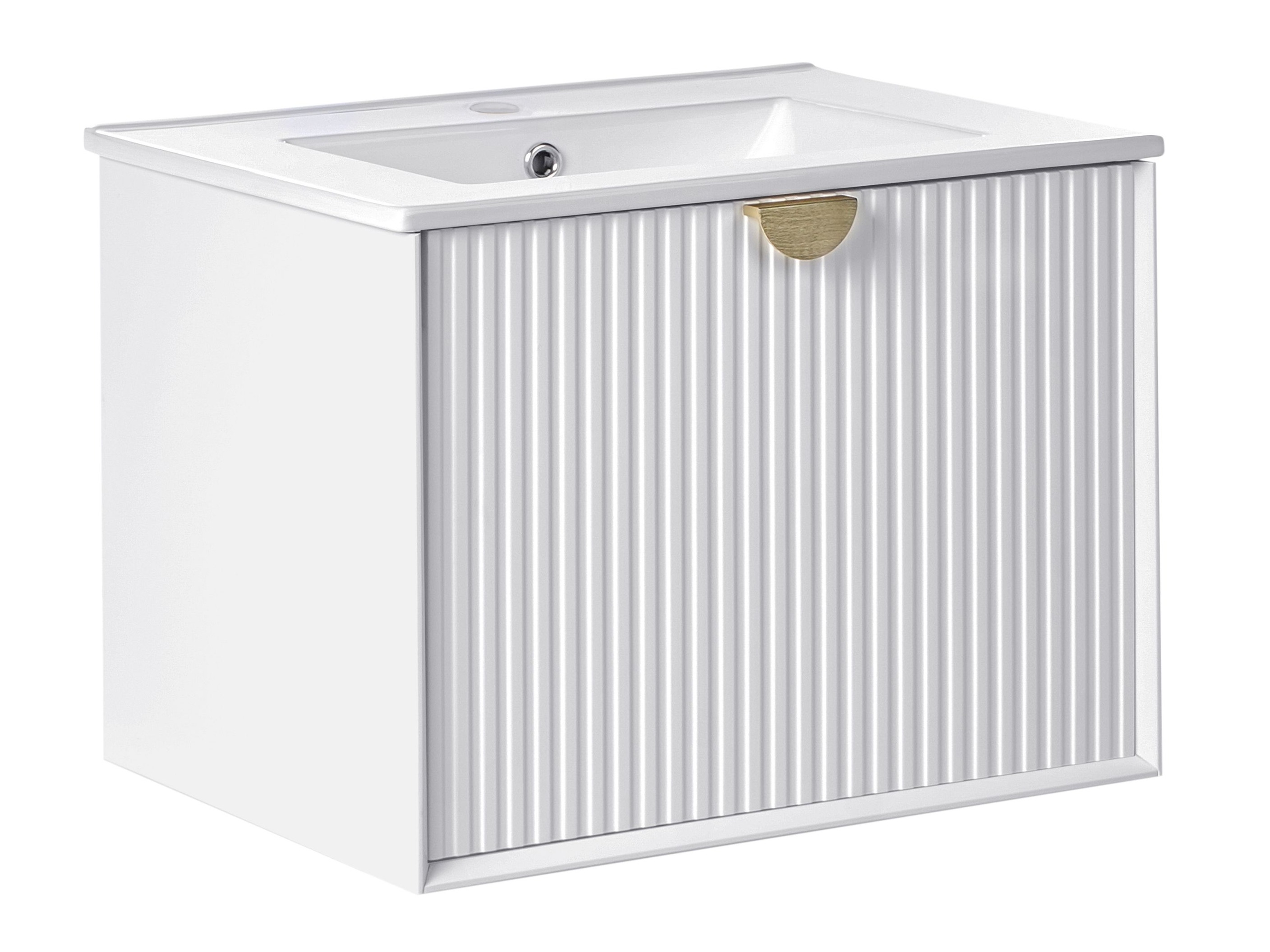 Окачен шкаф за мивка Berwyn 2870 (Бял)