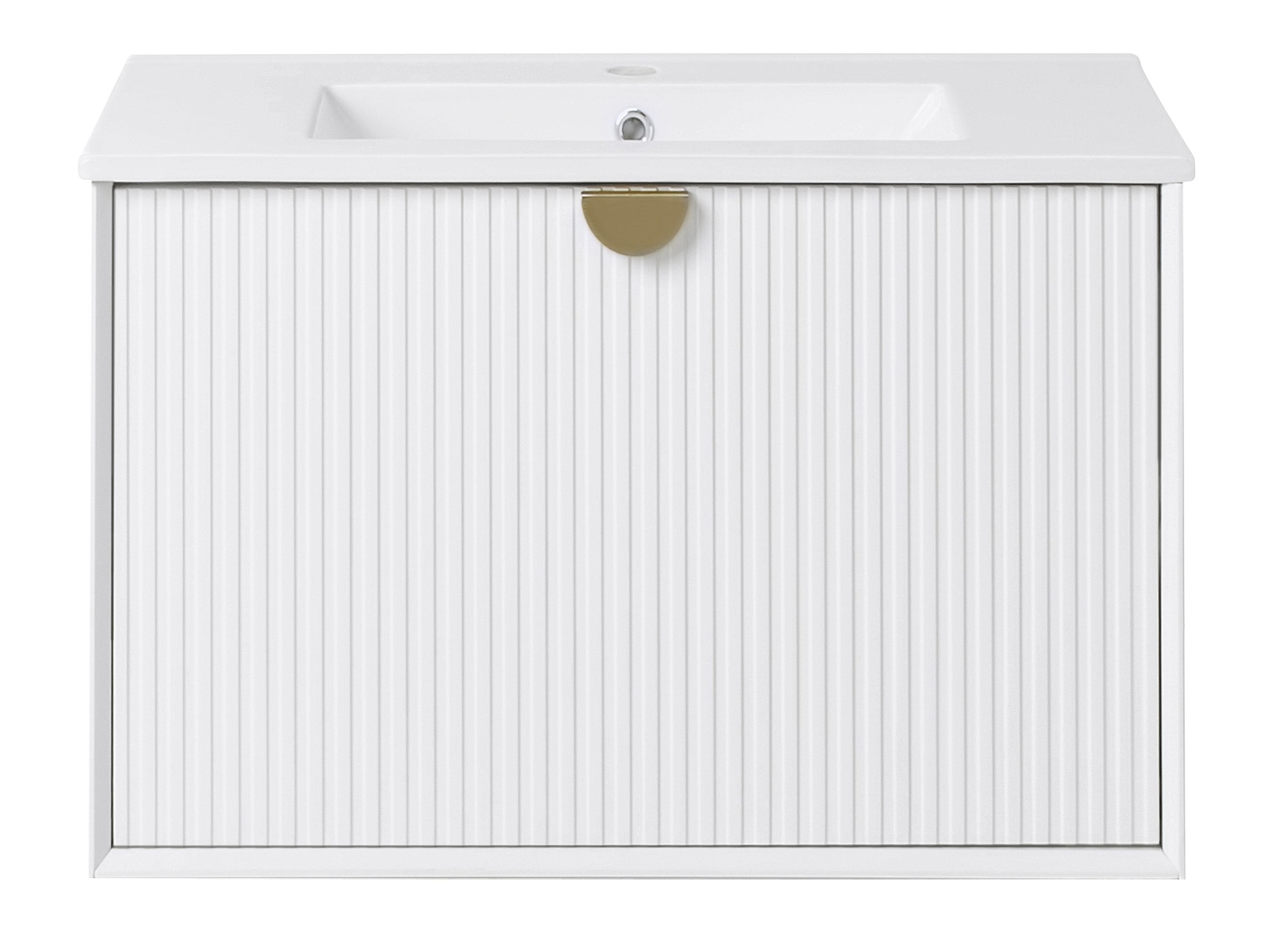 Окачен шкаф за мивка Berwyn 2870 (Бял)