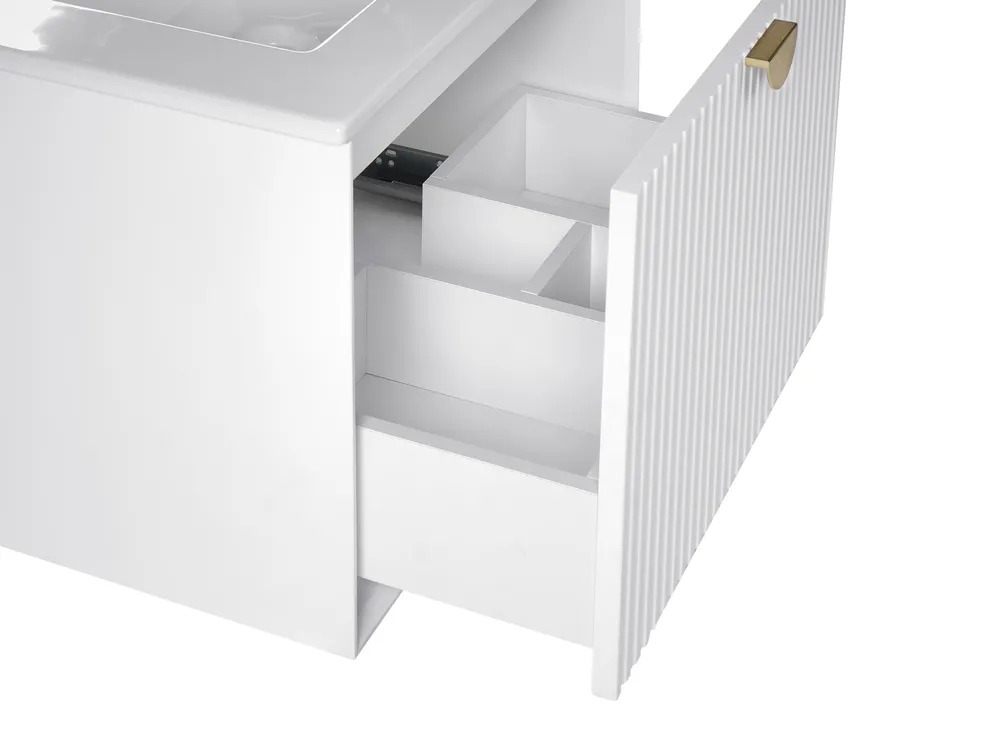 Окачен шкаф за мивка Berwyn 2870 (Бял)