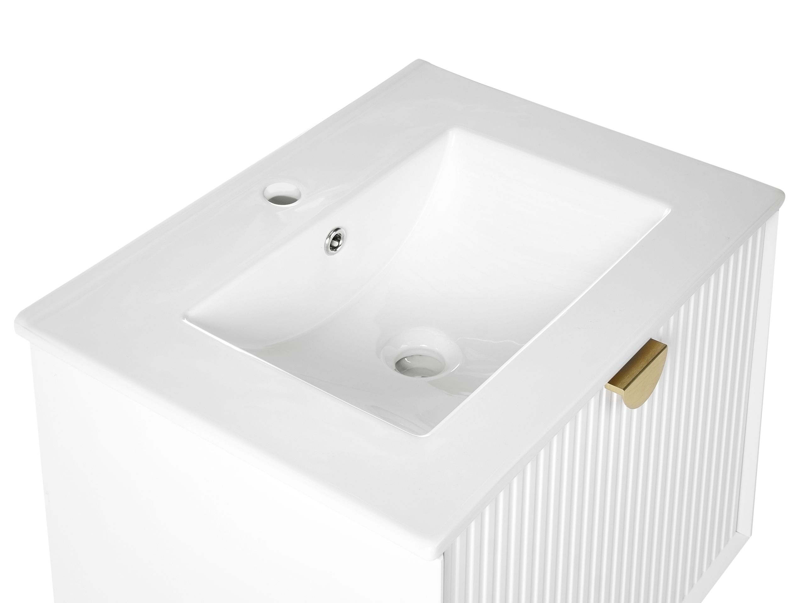 Окачен шкаф за мивка Berwyn 2870 (Бял)