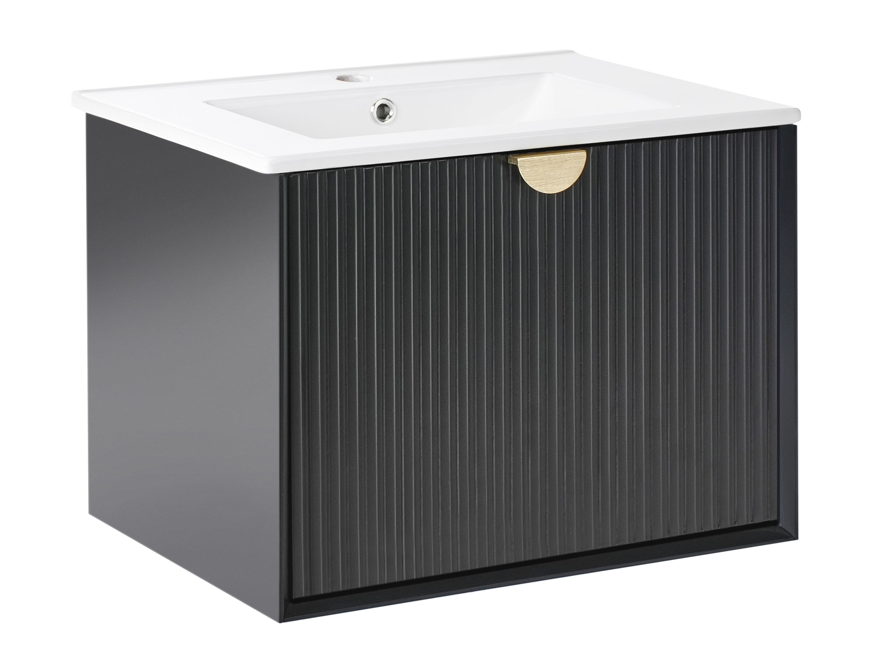 Окачен шкаф за мивка Berwyn 2870 (Черен)