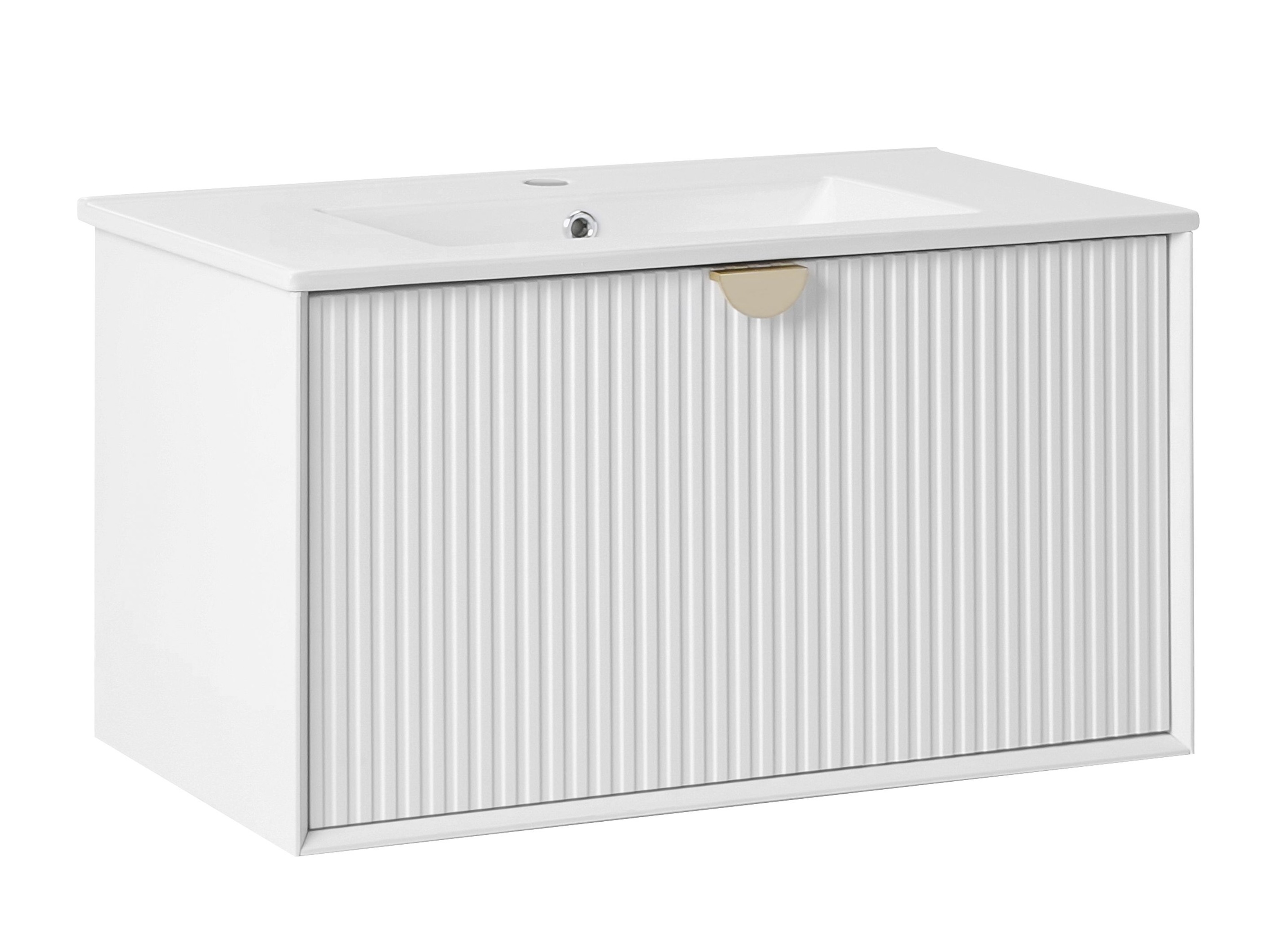 Окачен шкаф за мивка Berwyn 2871 (Бял)