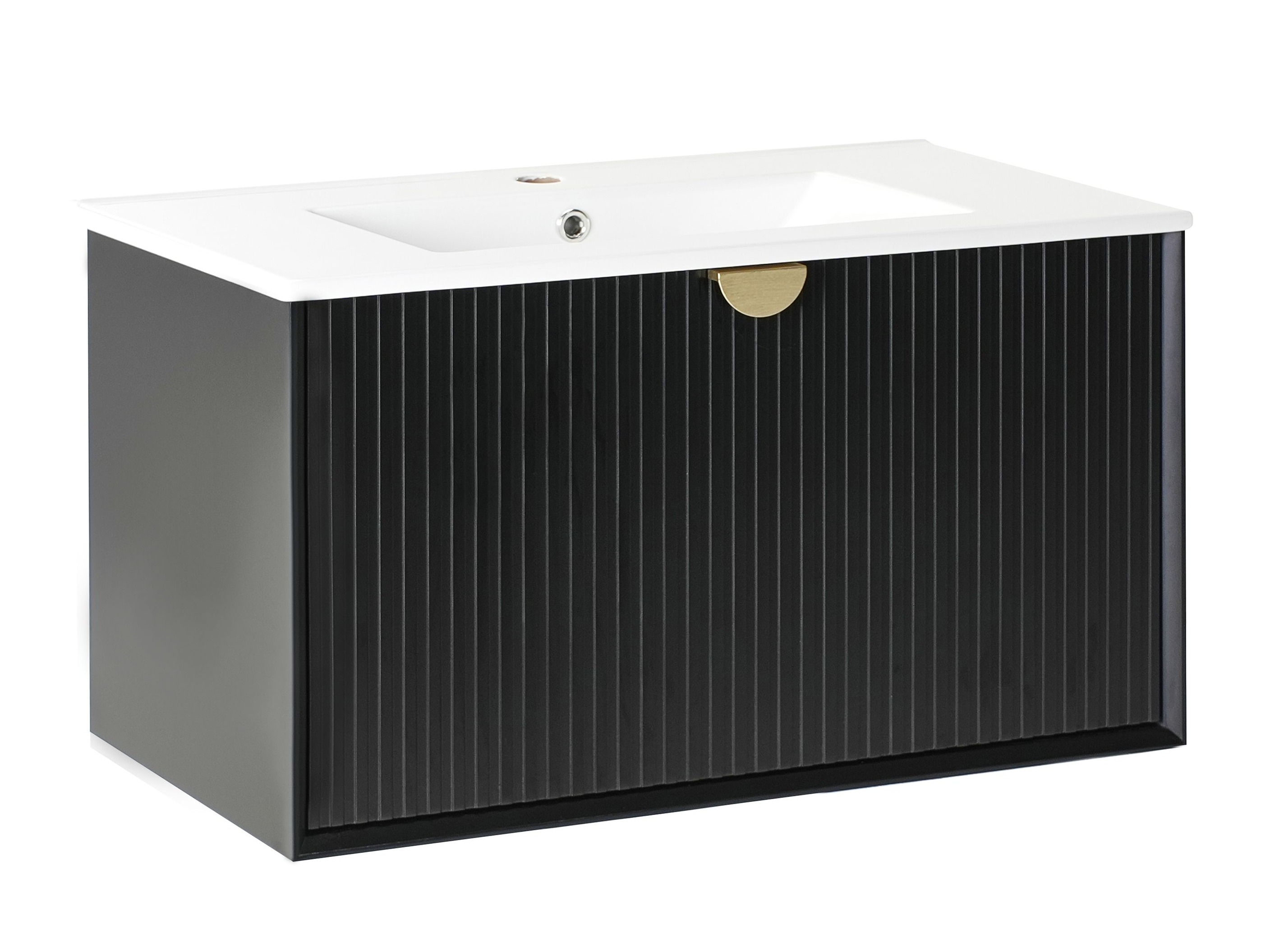 Окачен шкаф за мивка Berwyn 2871 (Черен)