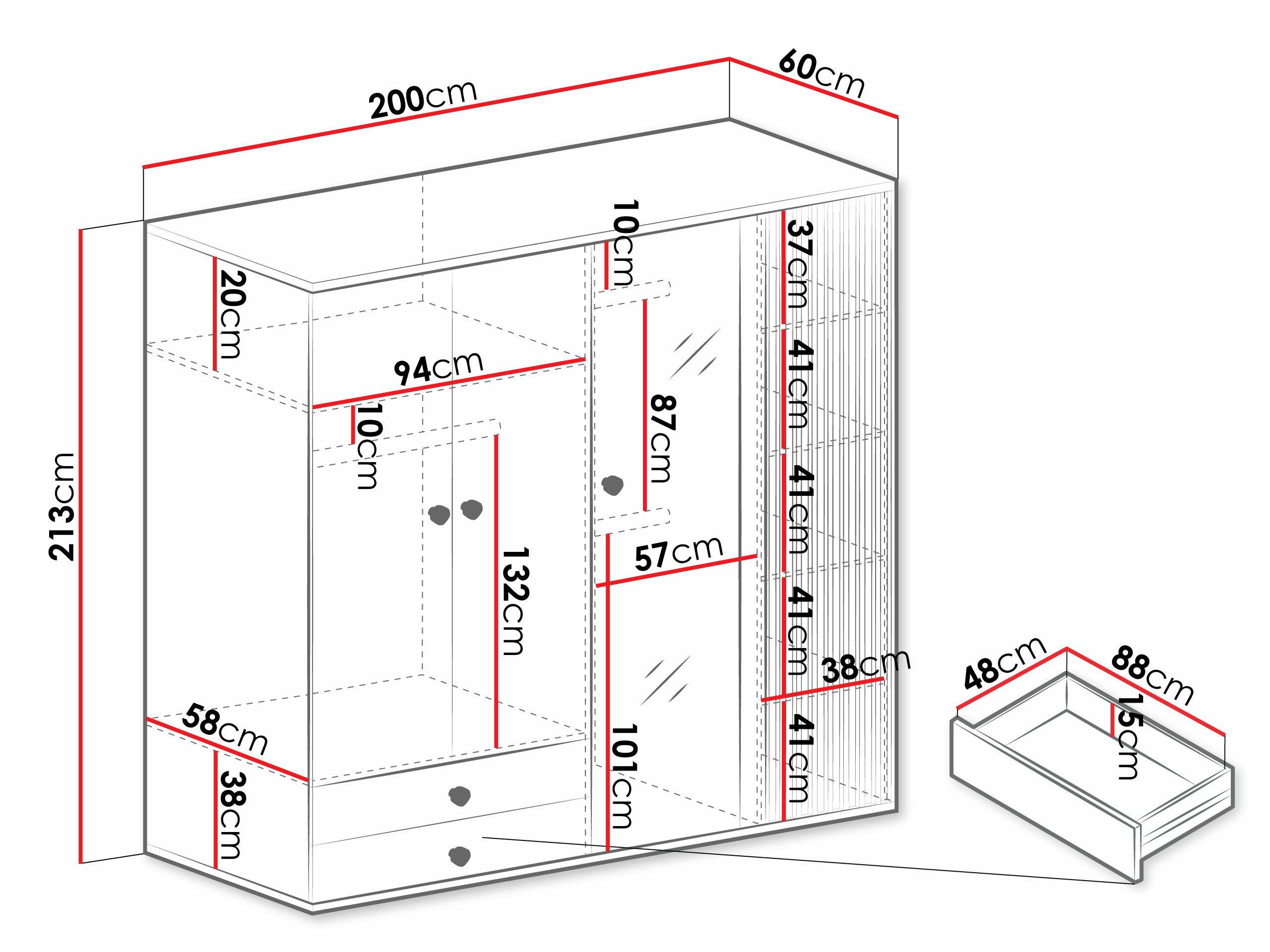 Гардероб Venmava 114