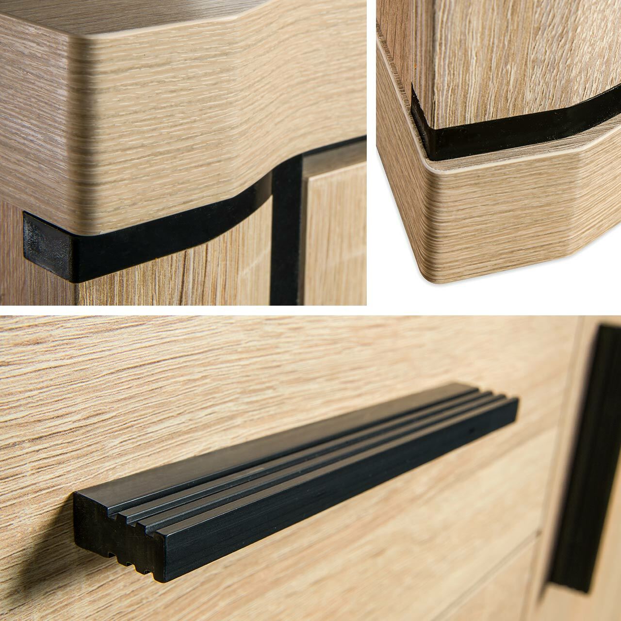 Ъглов гардероб Lorelie 119 (Трюфел дъб)